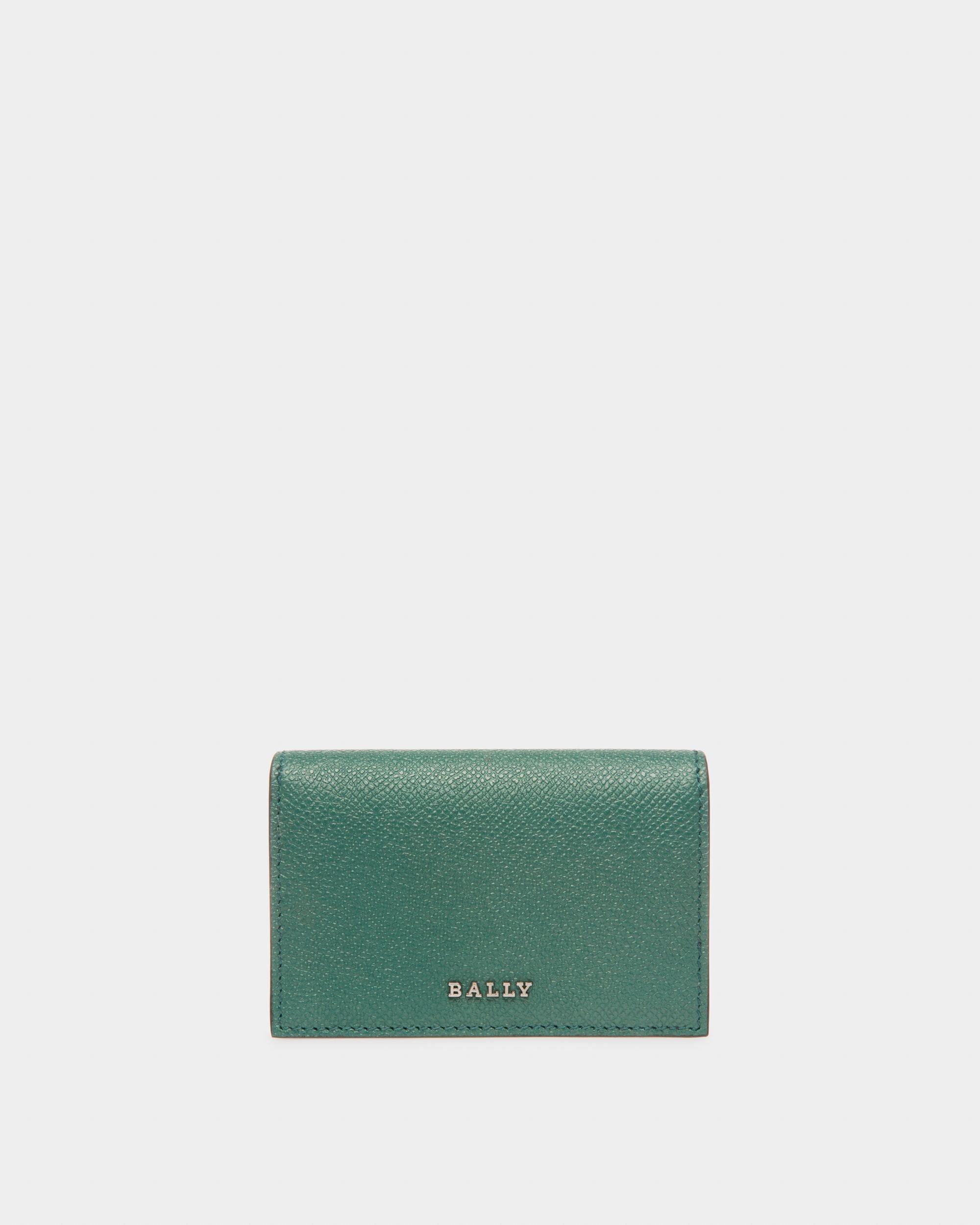 Balee Porte-Cartes De Visite En Cuir Vert - Homme - Bally - 01