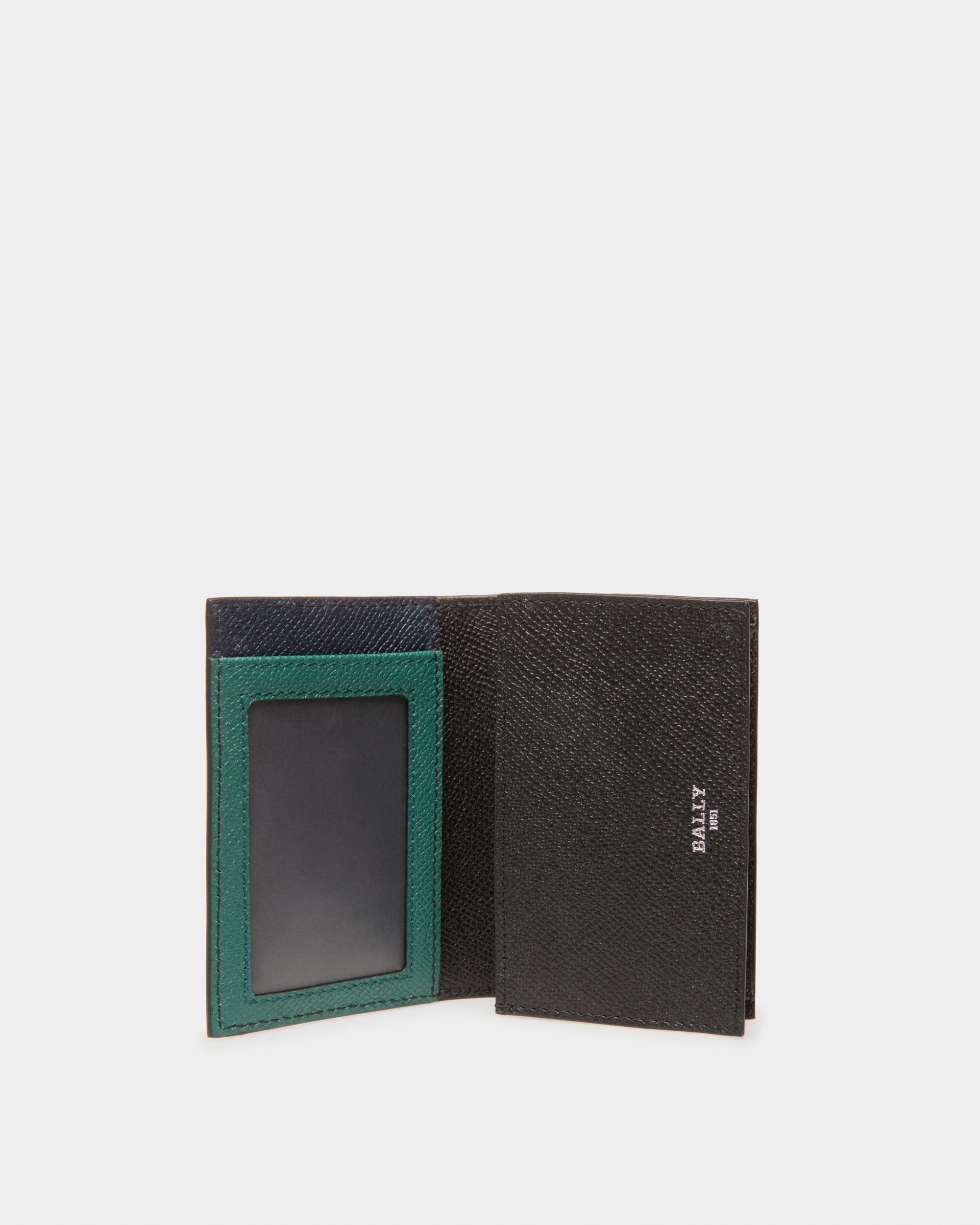 Balee Porte-Cartes De Visite En Cuir Vert - Homme - Bally - 03