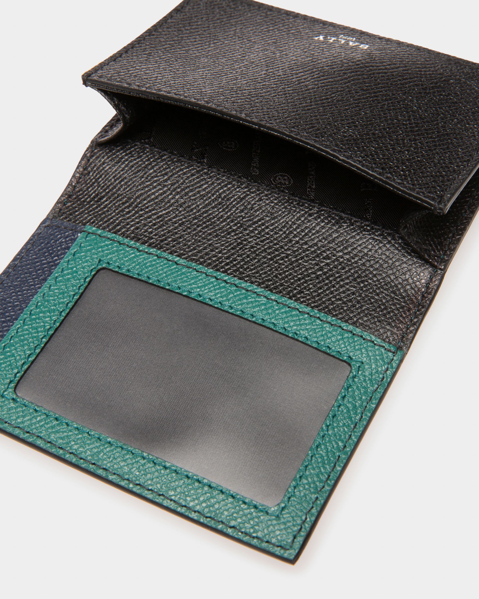 Balee Porte-Cartes De Visite En Cuir Vert - Homme - Bally - 04