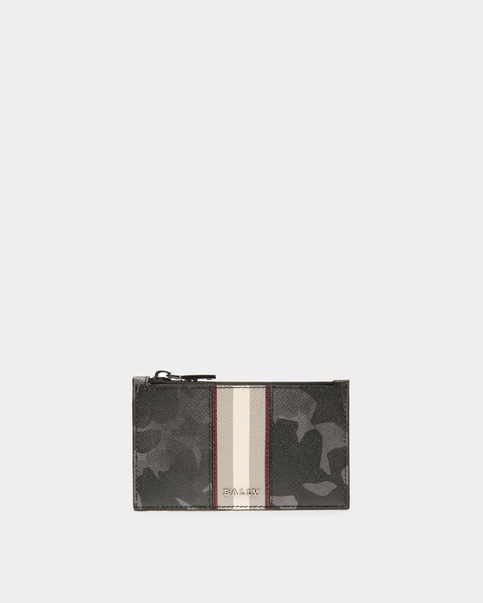 Babe Porte-Cartes En Cuir Recyclé Noir - Homme - Bally - 01