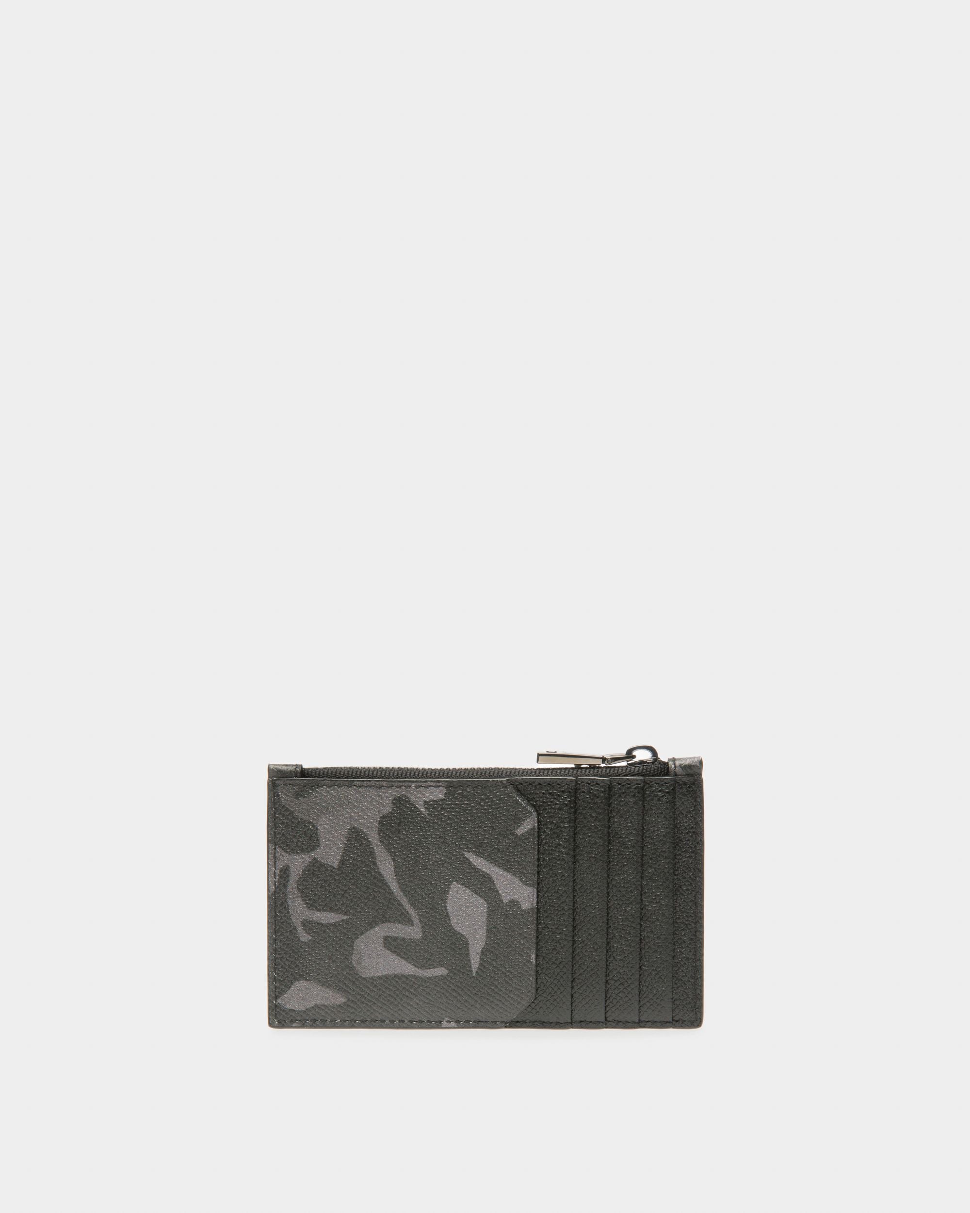 Babe Porte-Cartes En Cuir Recyclé Noir - Homme - Bally - 02