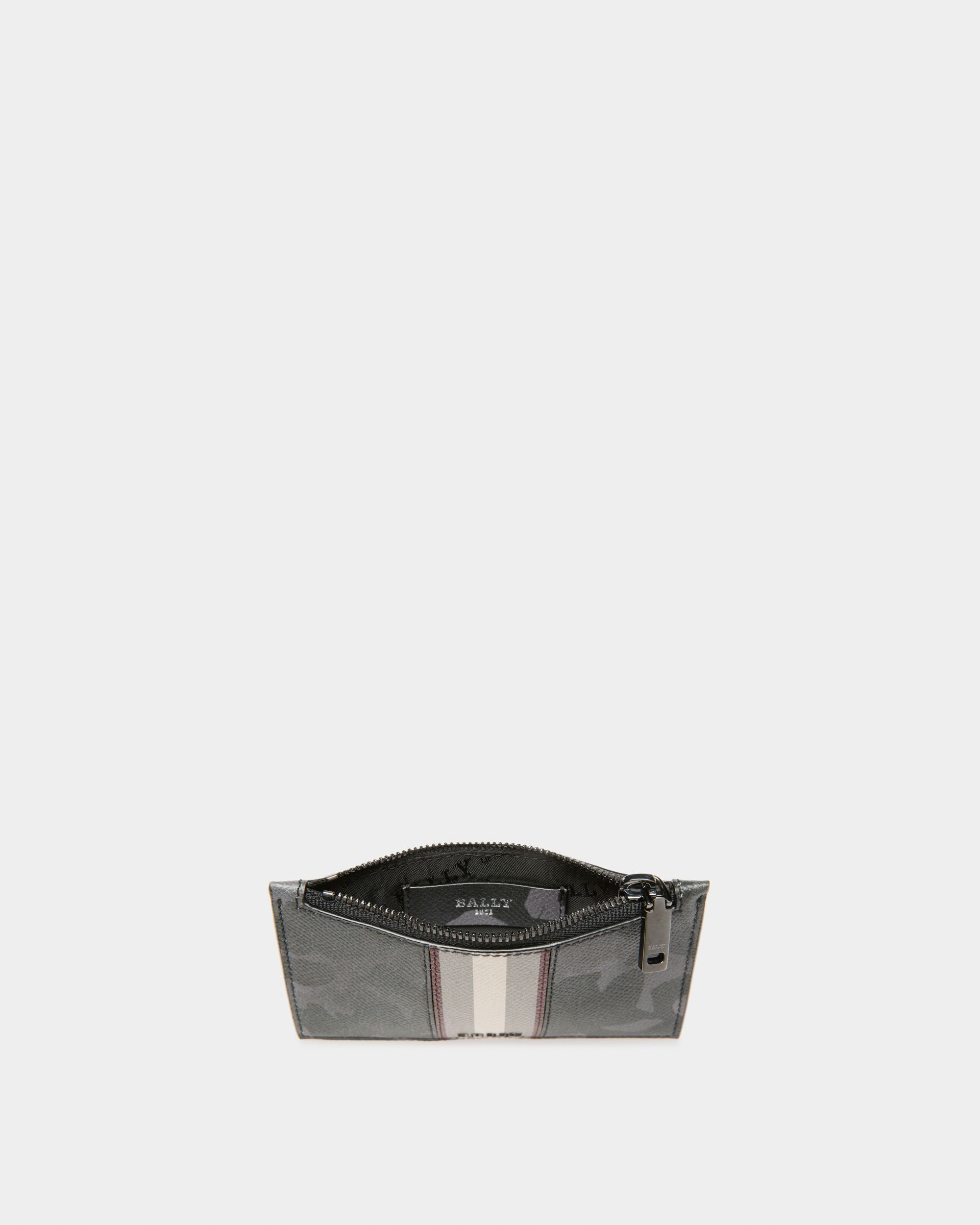 Babe Porte-Cartes En Cuir Recyclé Noir - Homme - Bally - 03