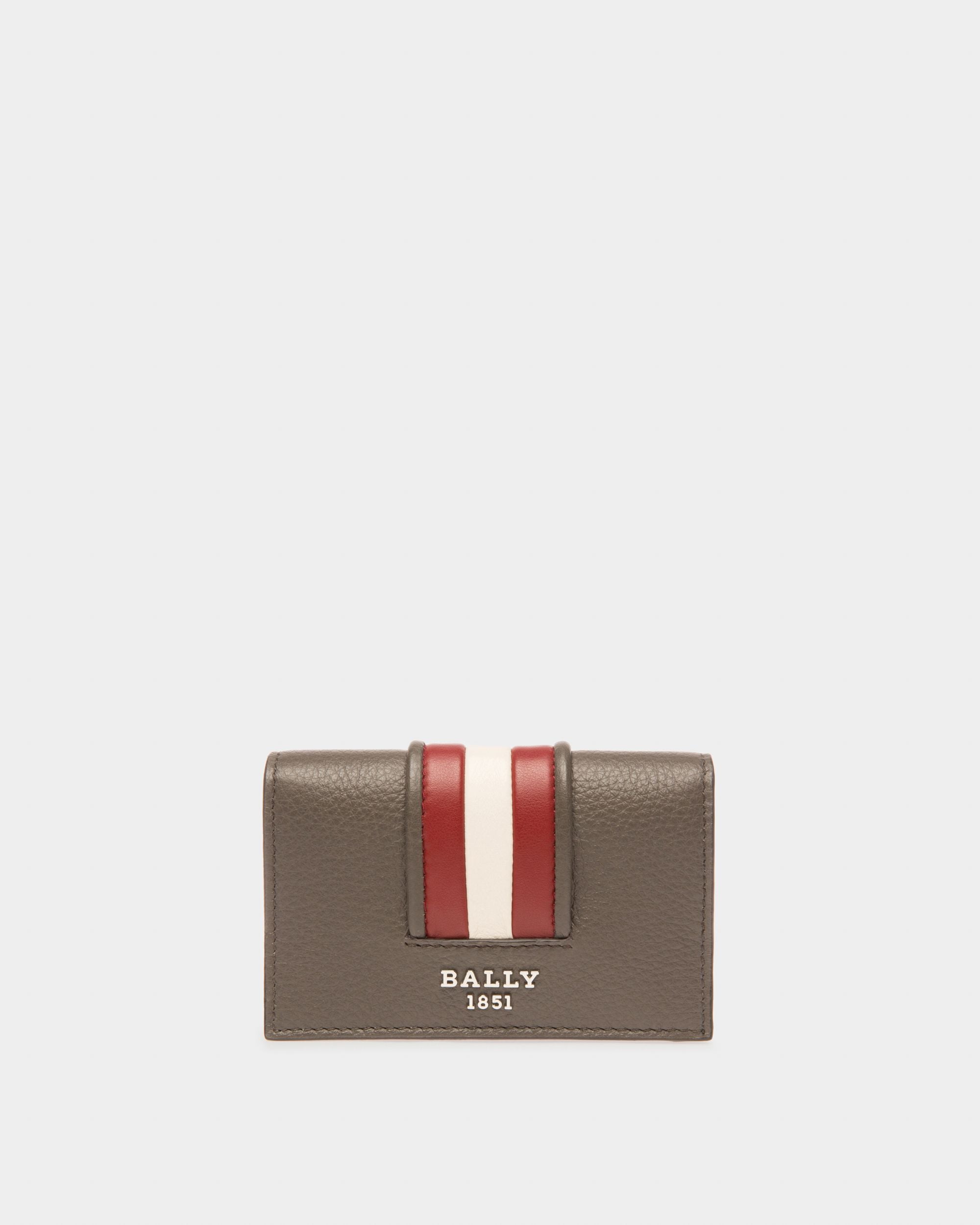 Balee Porte-Cartes De Visite En Cuir Vert Militaire - Homme - Bally - 01