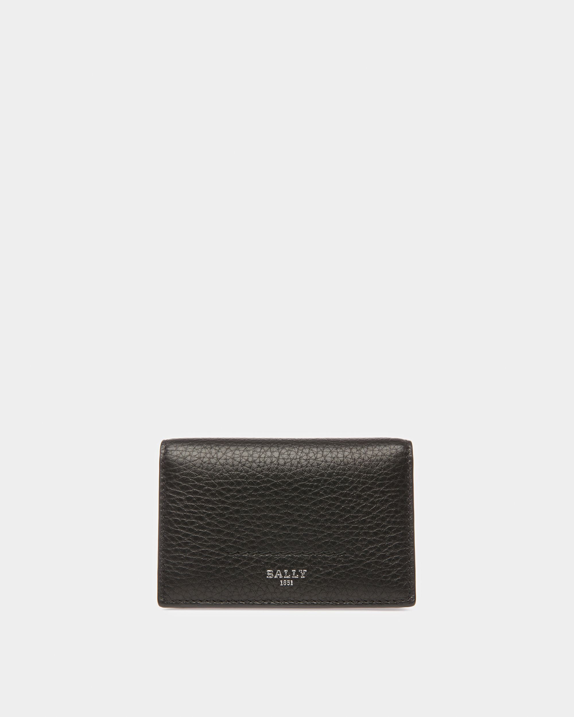 Screnty Porte-cartes En Cuir Grainé Noir - Homme - Bally - 01