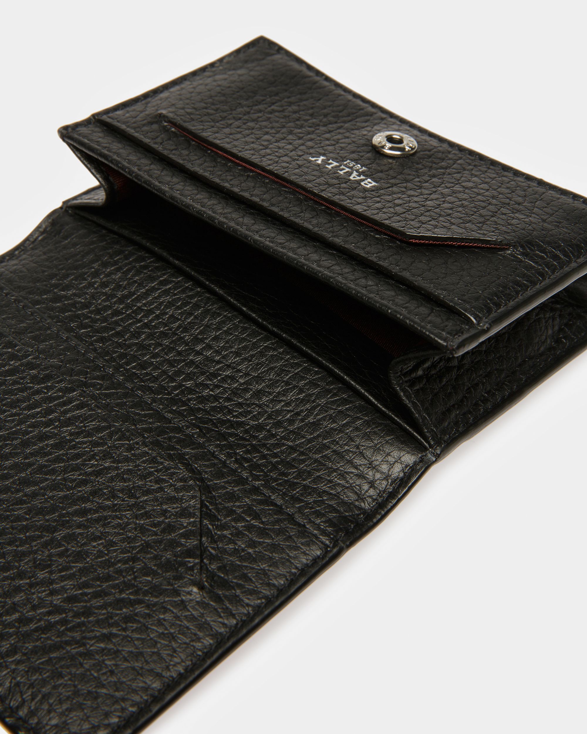 Screnty Porte-cartes En Cuir Grainé Noir - Homme - Bally - 04