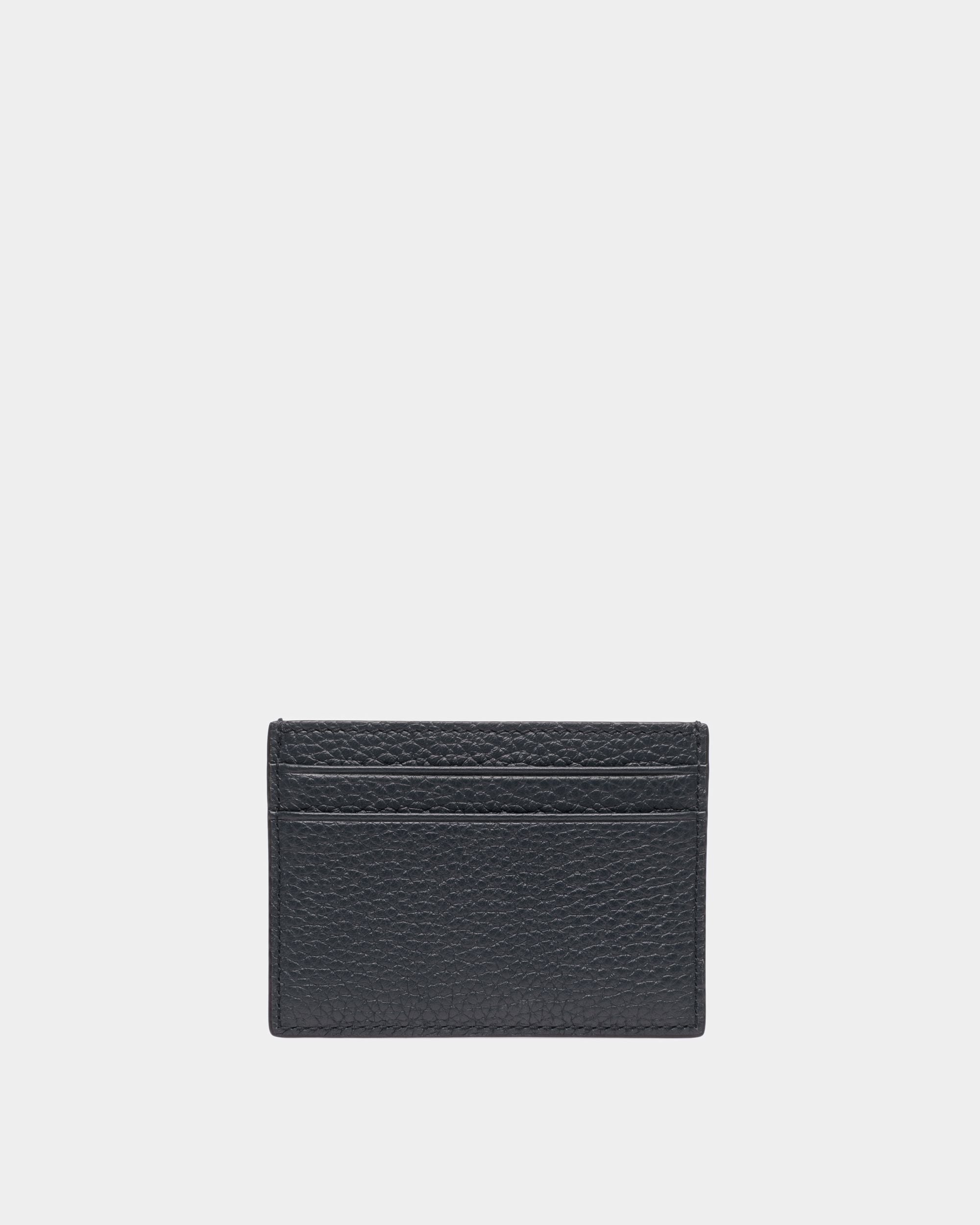 Porte-cartes de visite Ribbon Cuir bleu nuit - Homme - Bally - 02