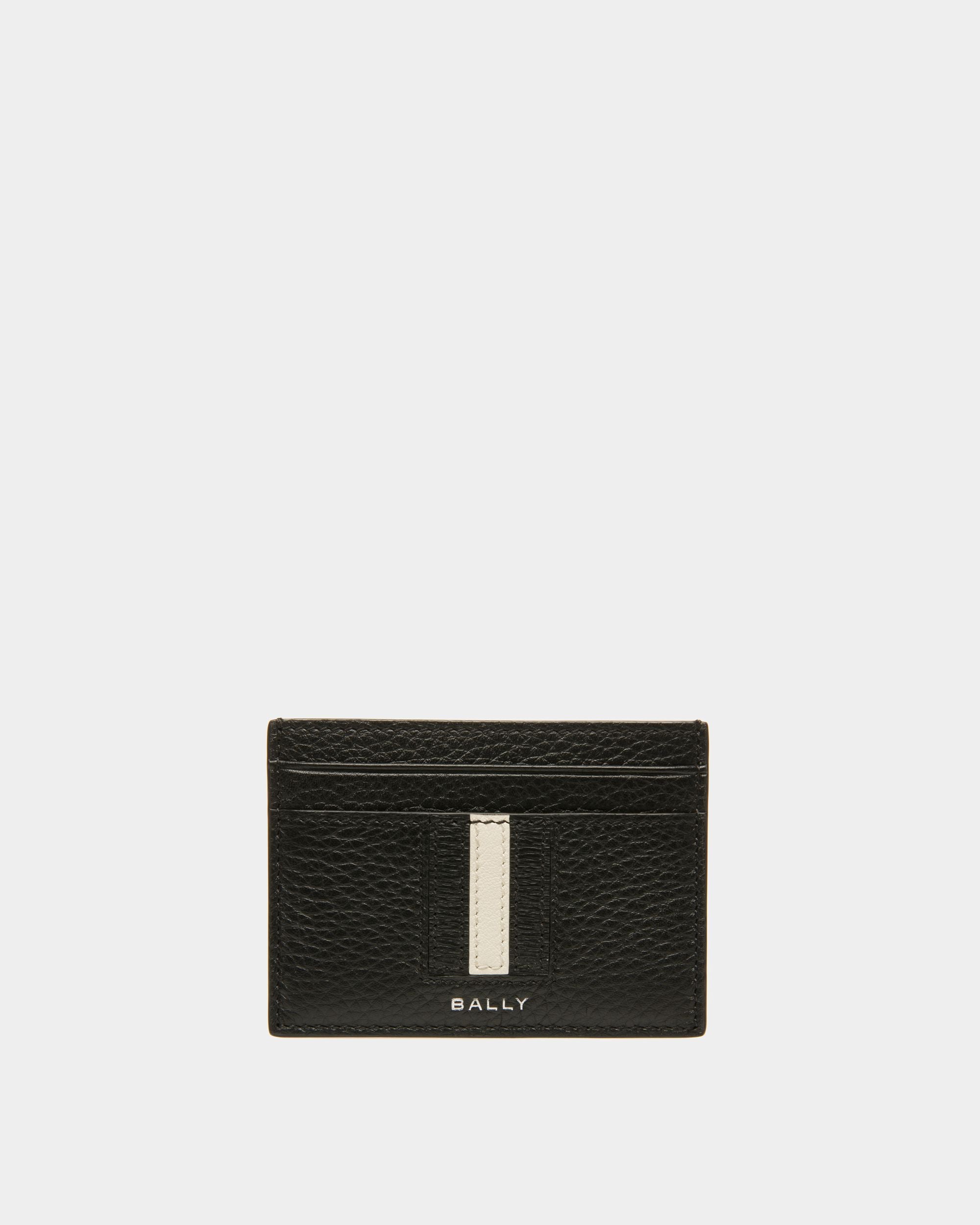 Tarjetero Ribbon De Piel En Negro - Hombre - Bally - 01