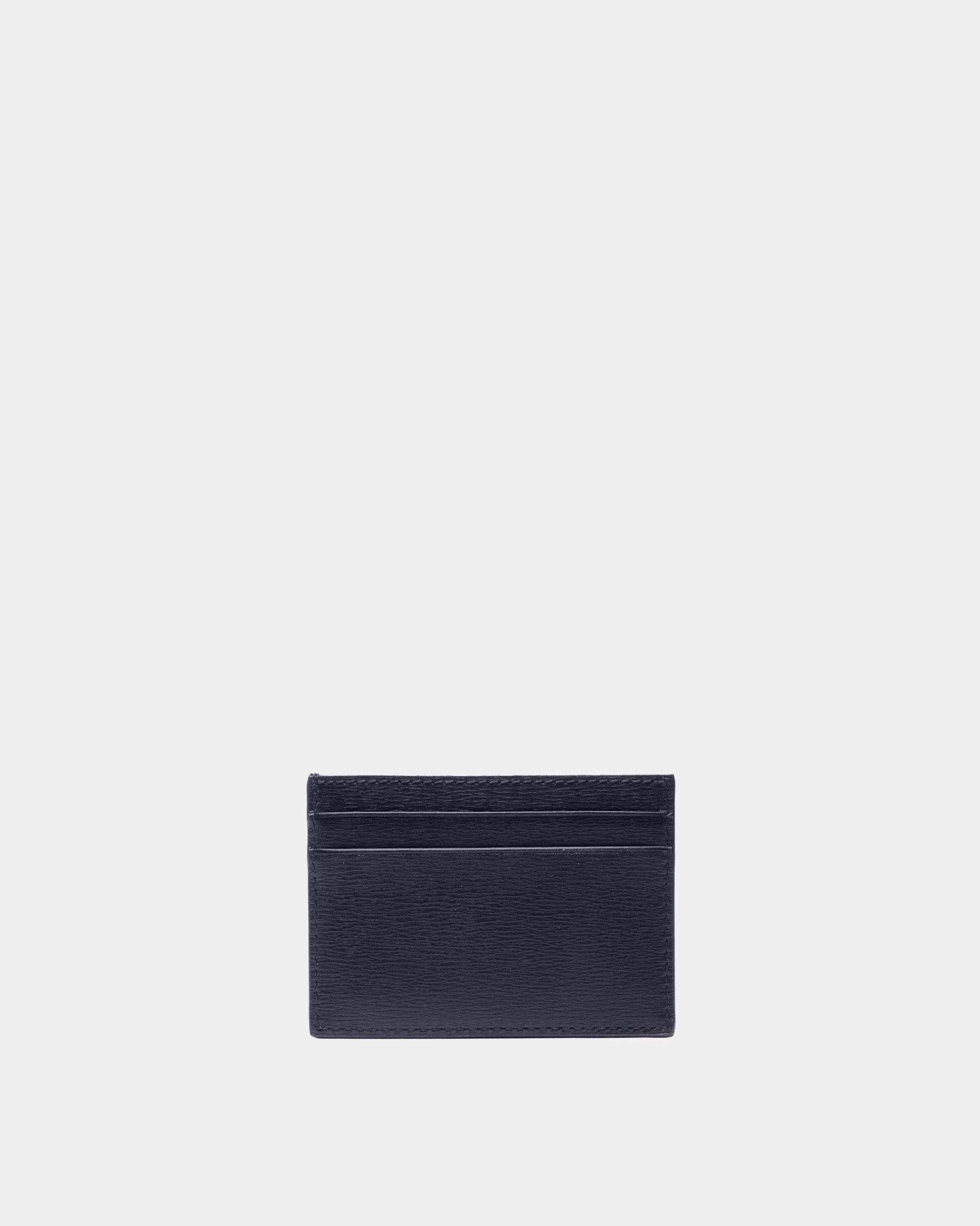 Porte-Cartes Crossing Cuir Bleu Nuit - Homme - Bally - 02
