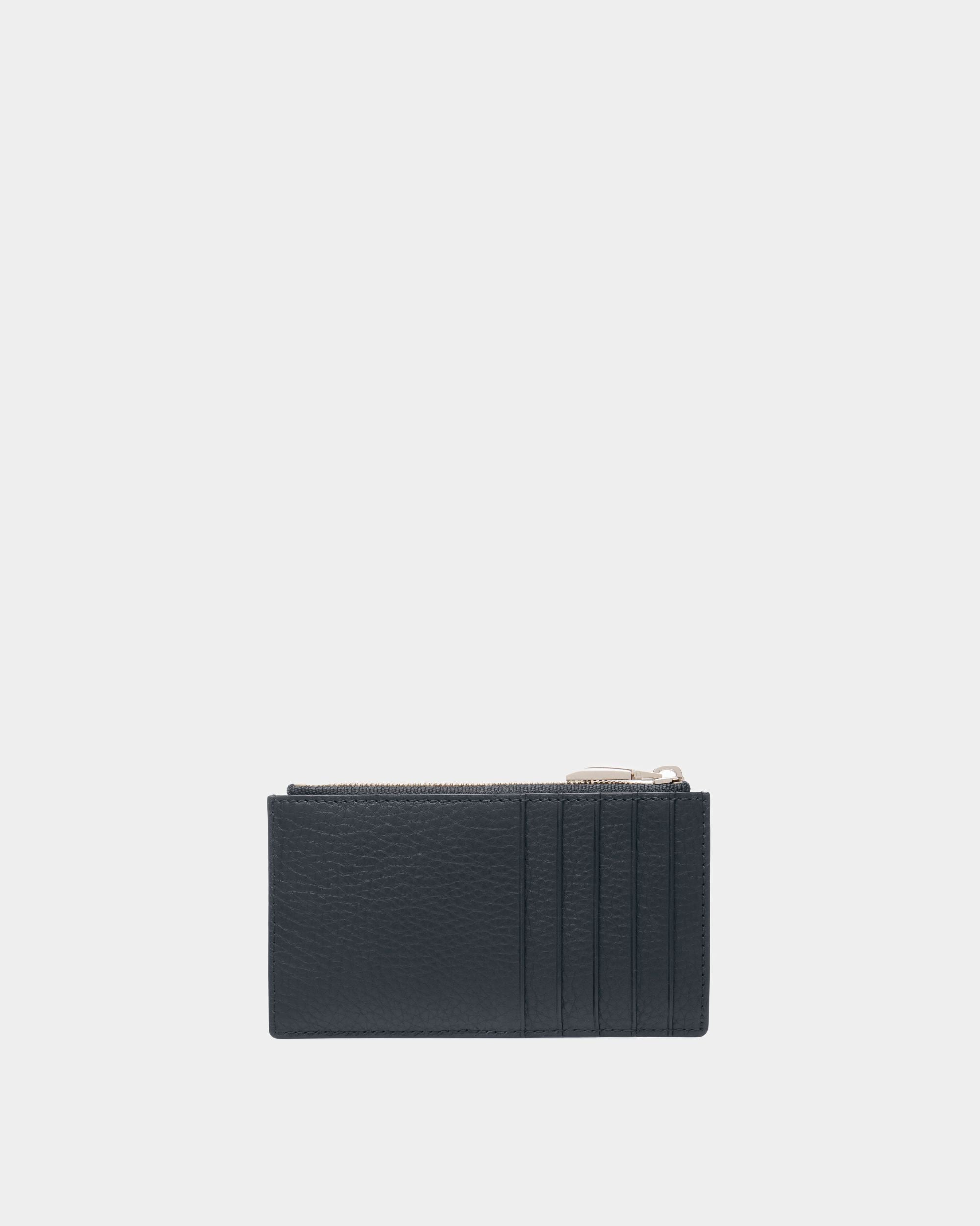 Tarjetero Ejecutivo Ribbon De Piel Color Medianoche - Hombre - Bally - 02