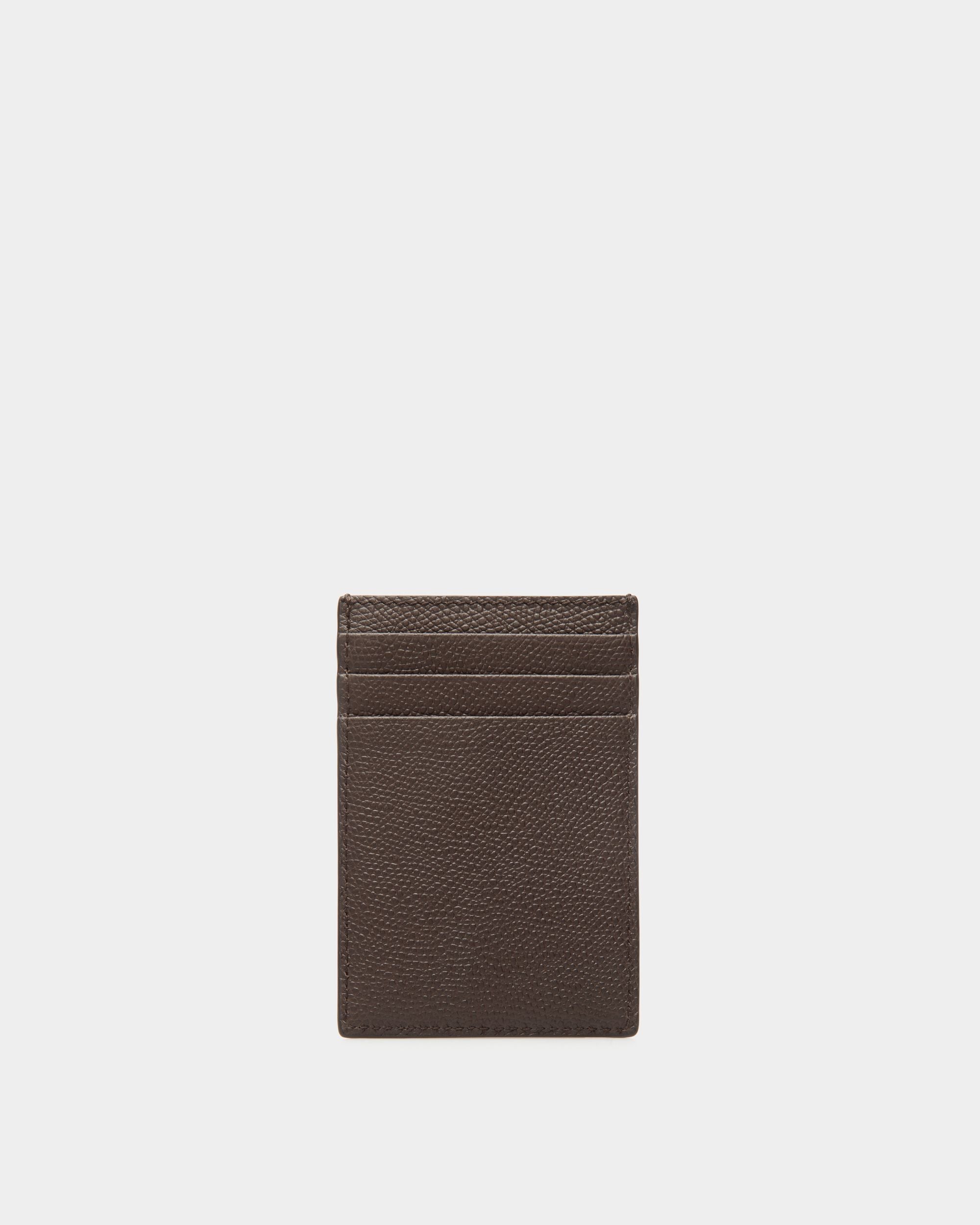 Porte-Cartes Flag En Cuir Ebano - Homme - Bally - 02