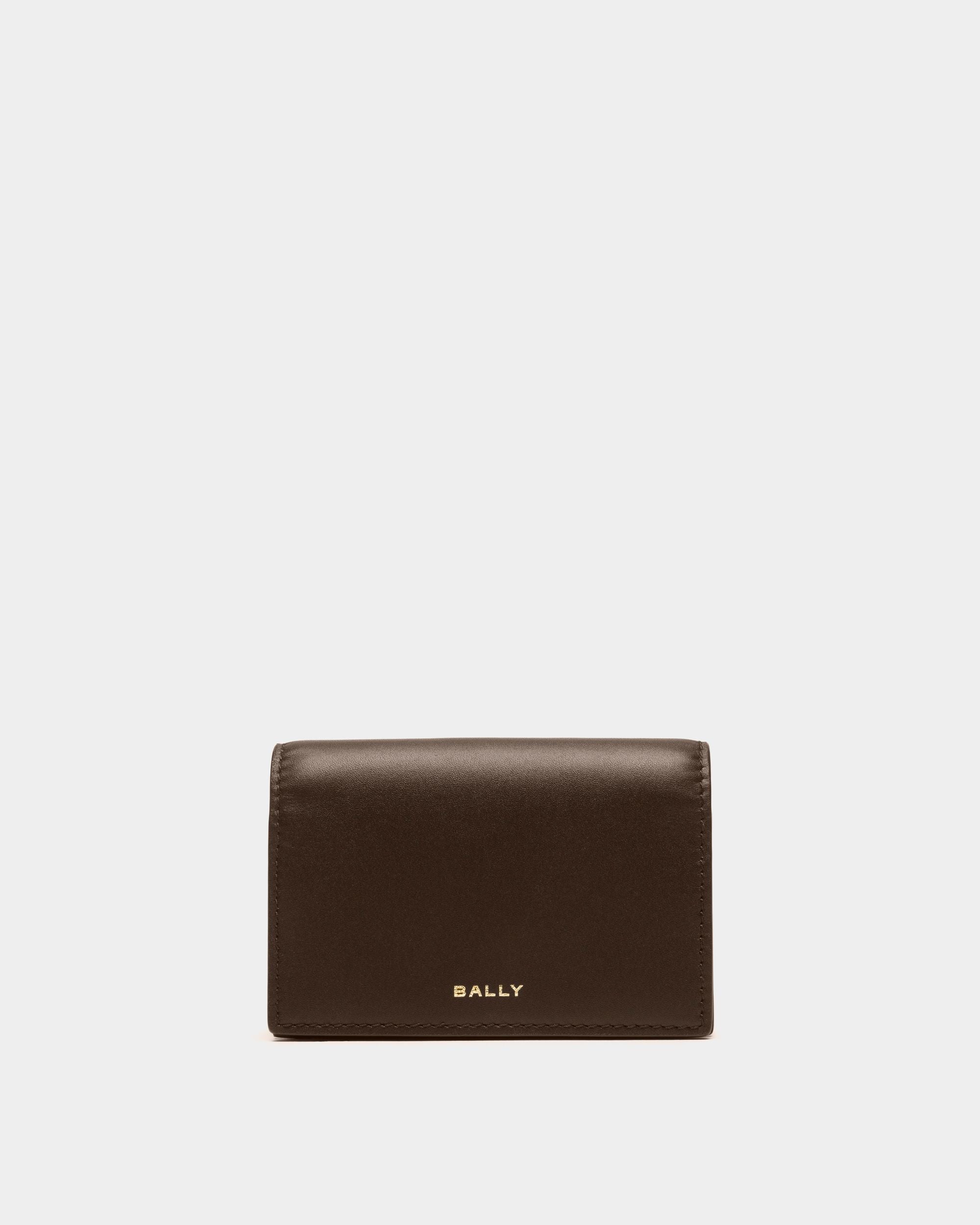 Porte-Cartes De Visite Deco En Cuir Ebano - Homme - Bally - 01