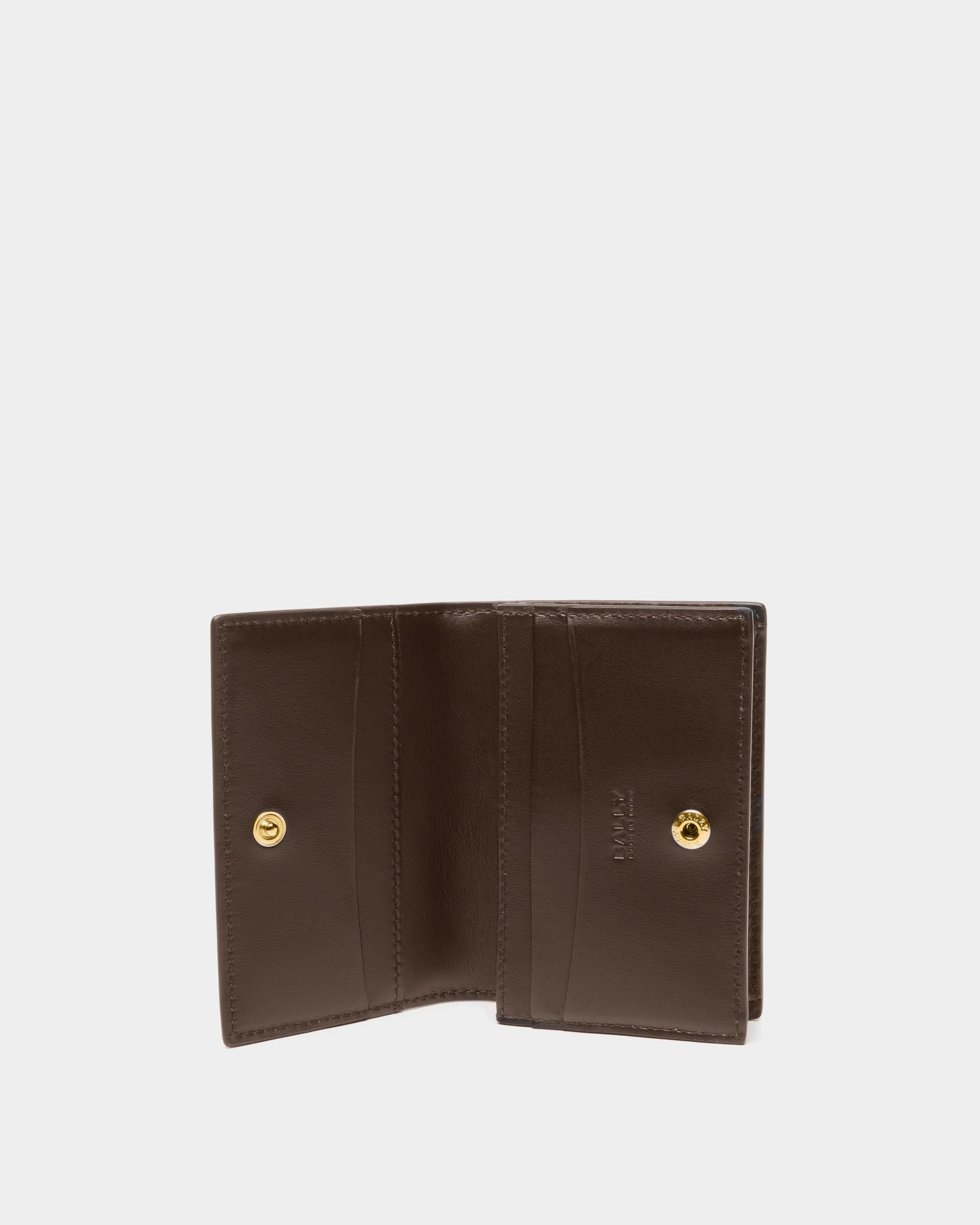 Porte-Cartes De Visite Deco En Cuir Ebano - Homme - Bally - 03