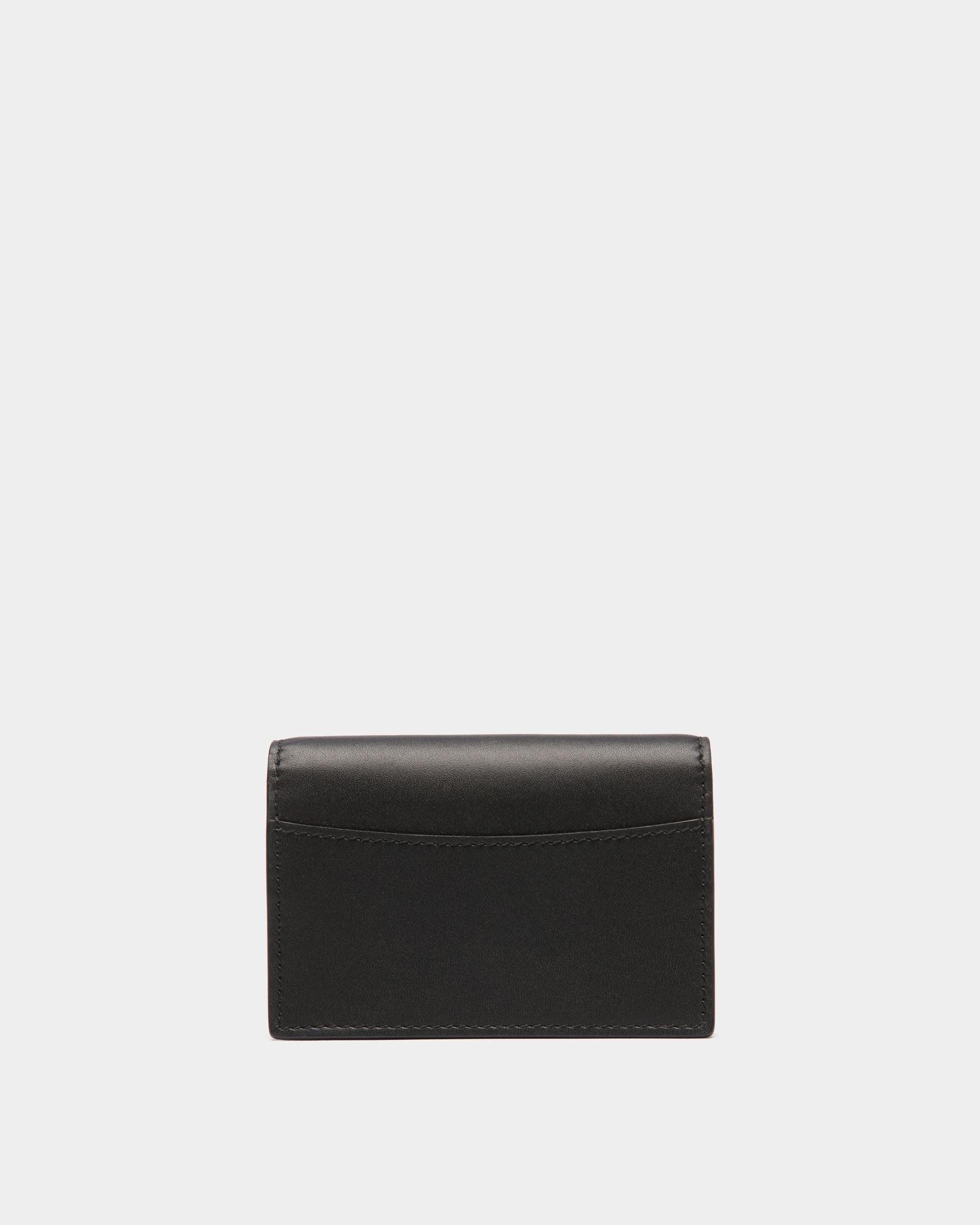 Porte-Cartes De Visite Deco En Cuir Noir - Homme - Bally - 02
