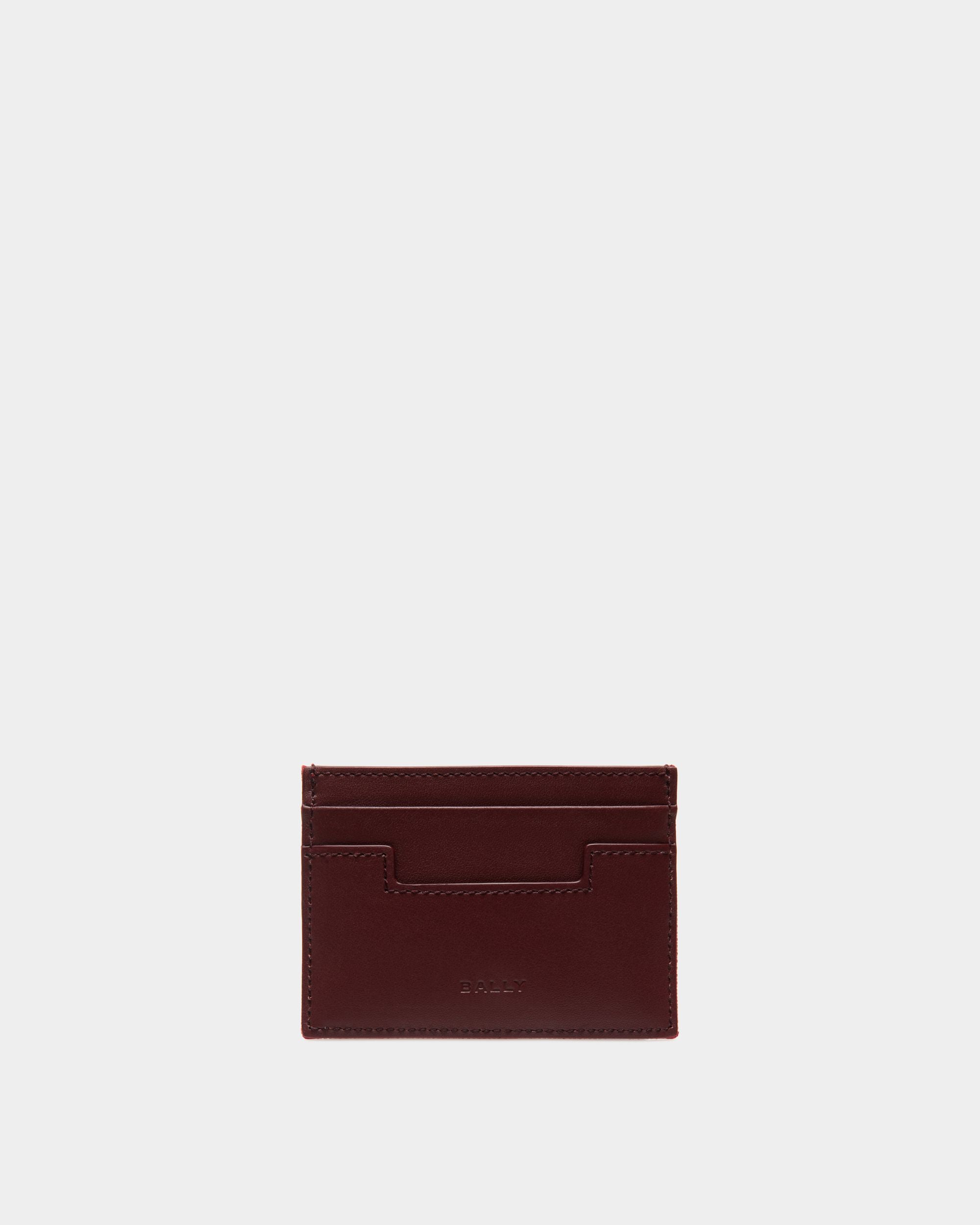 Easy Bally Kartenetui Aus Baumwollcanvas In Candy Red - Herren - Bally - 02