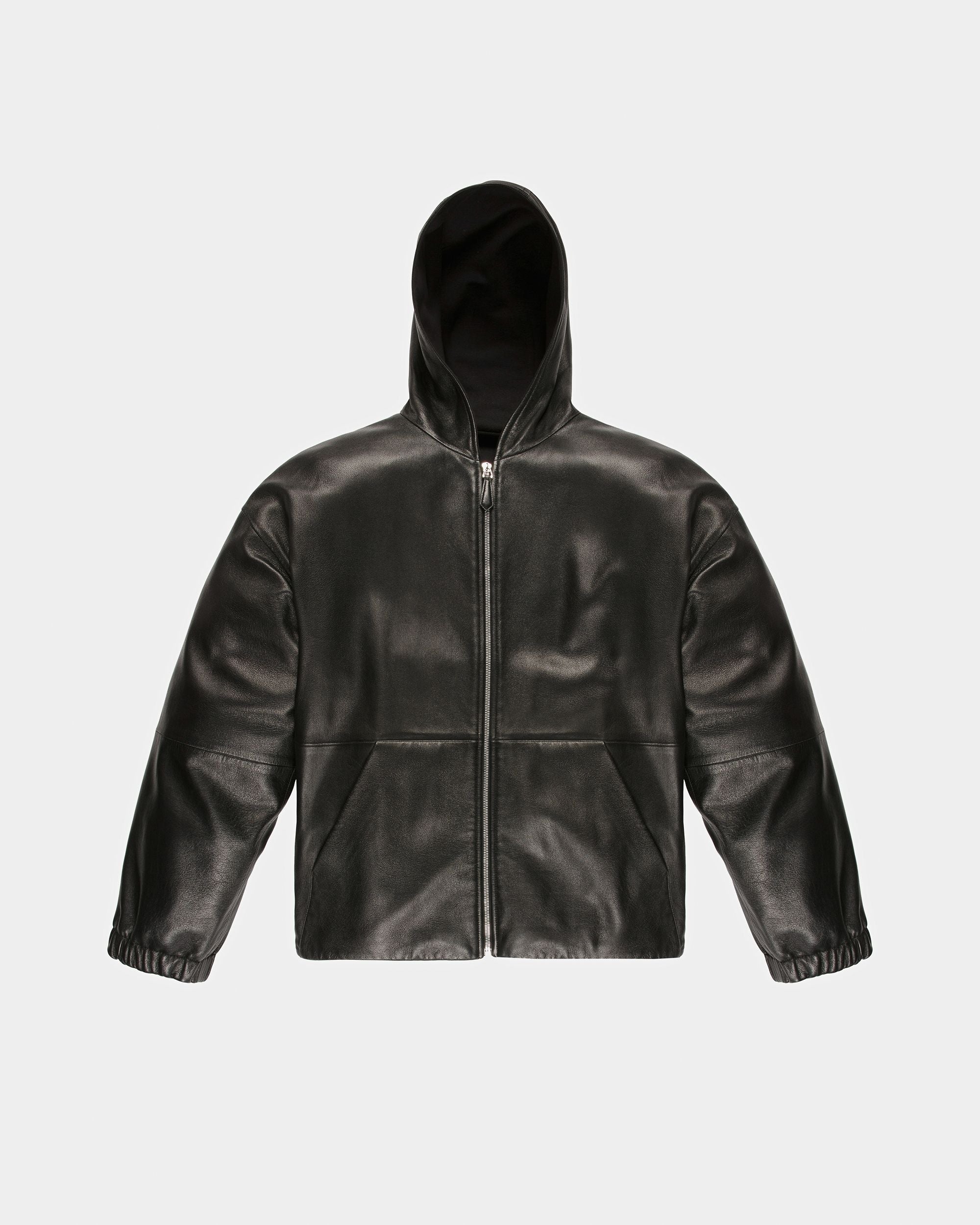 Veste En Cuir Noir - Homme - Bally - 05