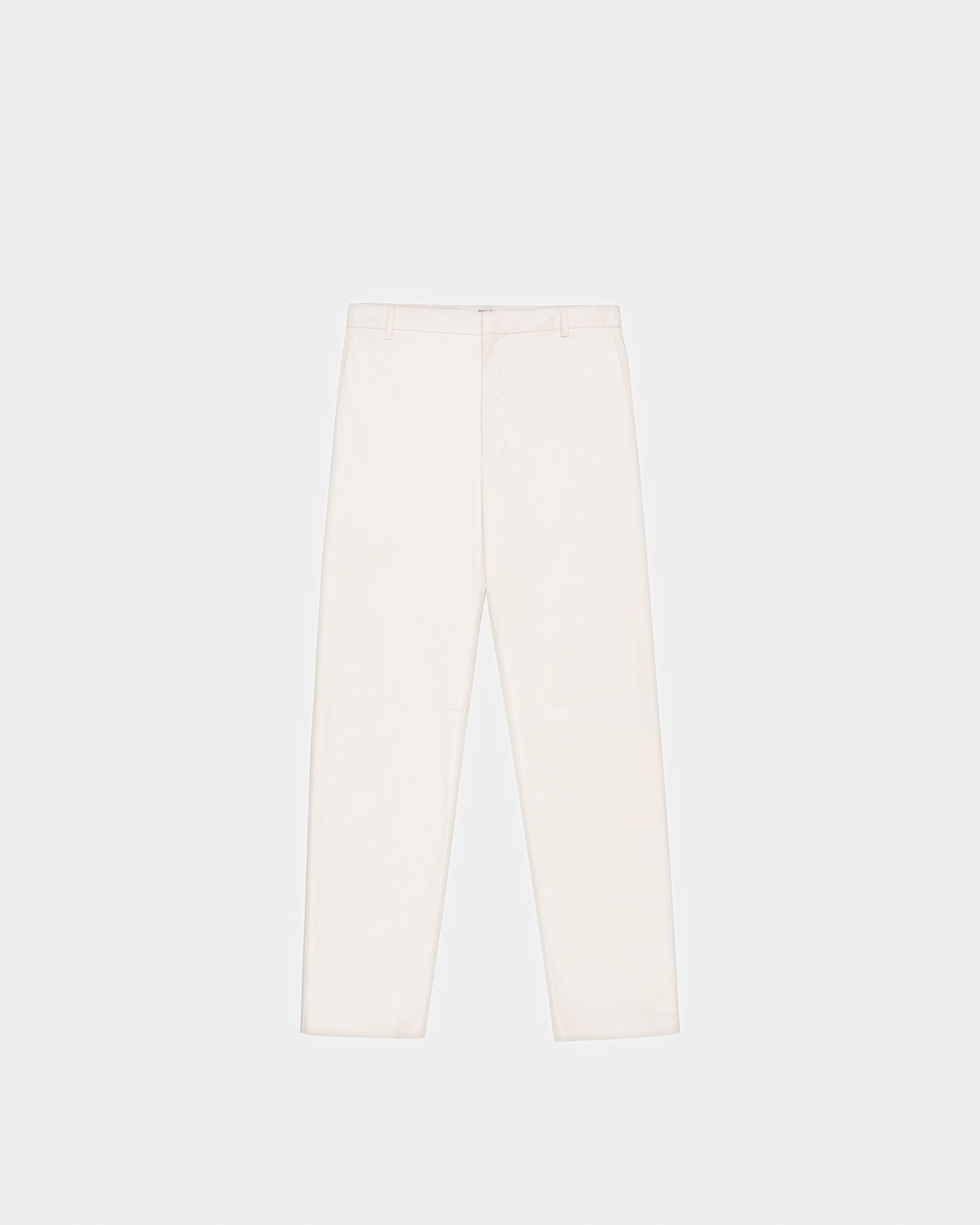 Pantalon En Cuir Ivoire - Homme - Bally - 05