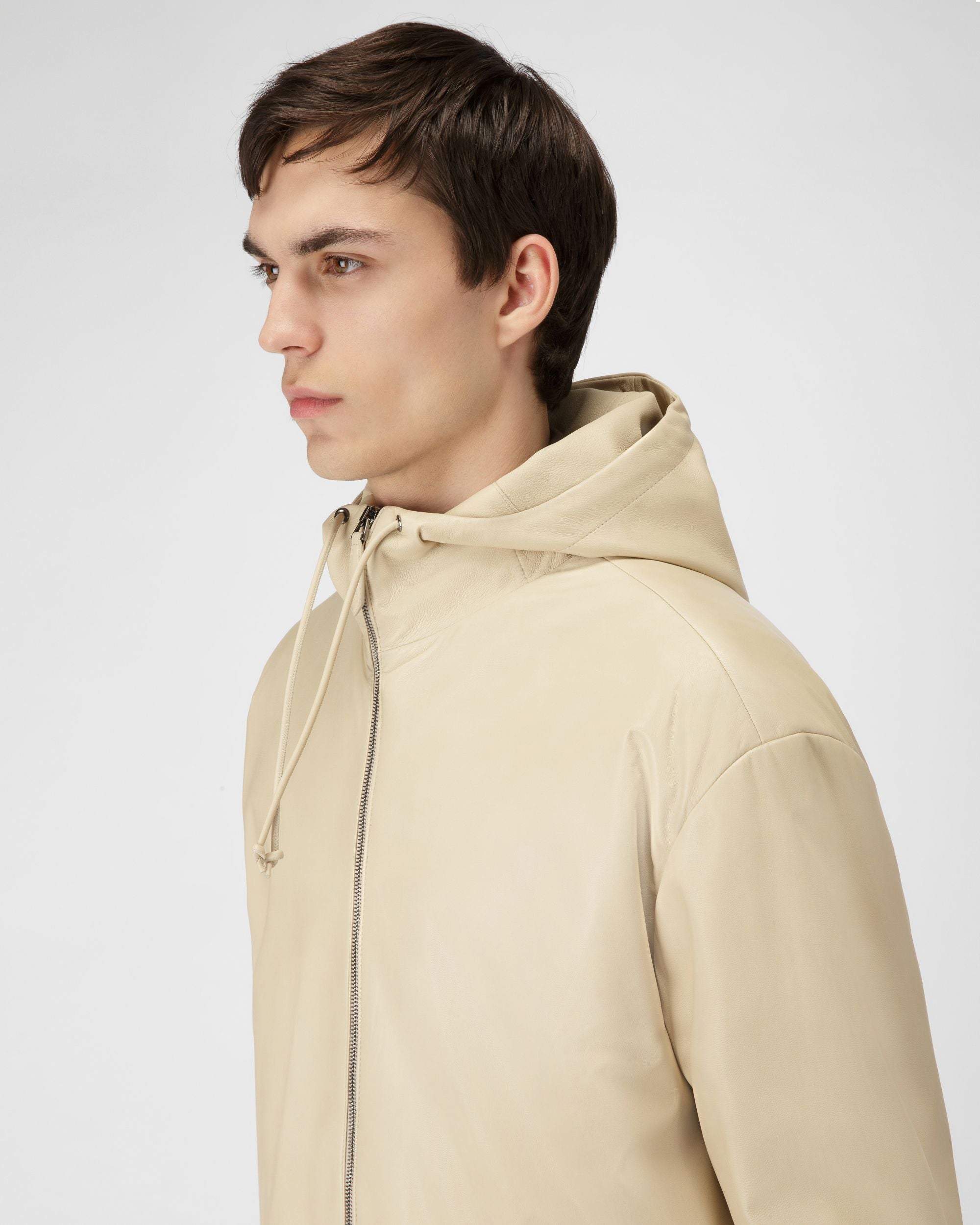 Veste En Cuir Beige - Homme - Bally - 02