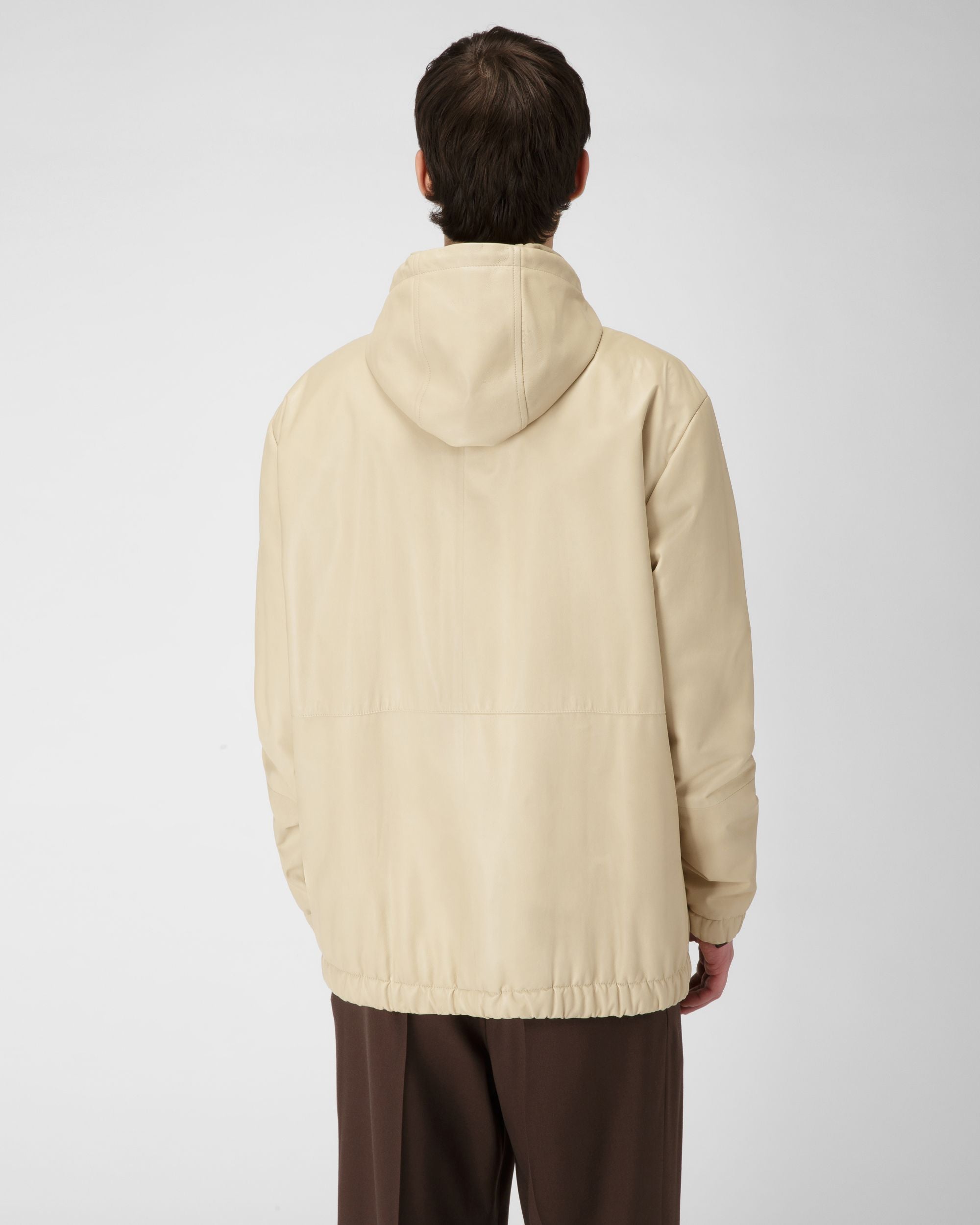 Veste En Cuir Beige - Homme - Bally - 03