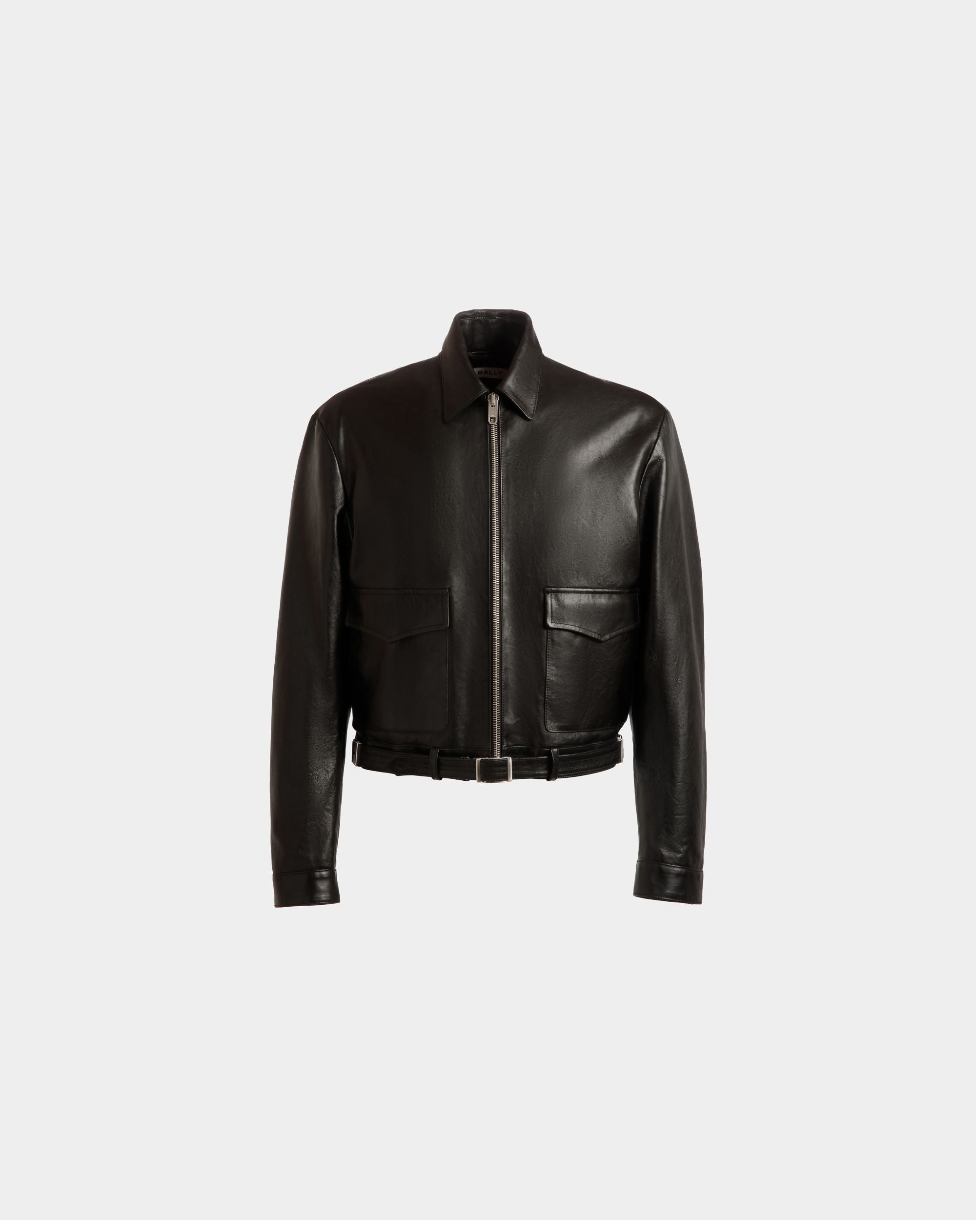 Hemdjacke Aus Leder In Schwarz - Herren - Bally - 01