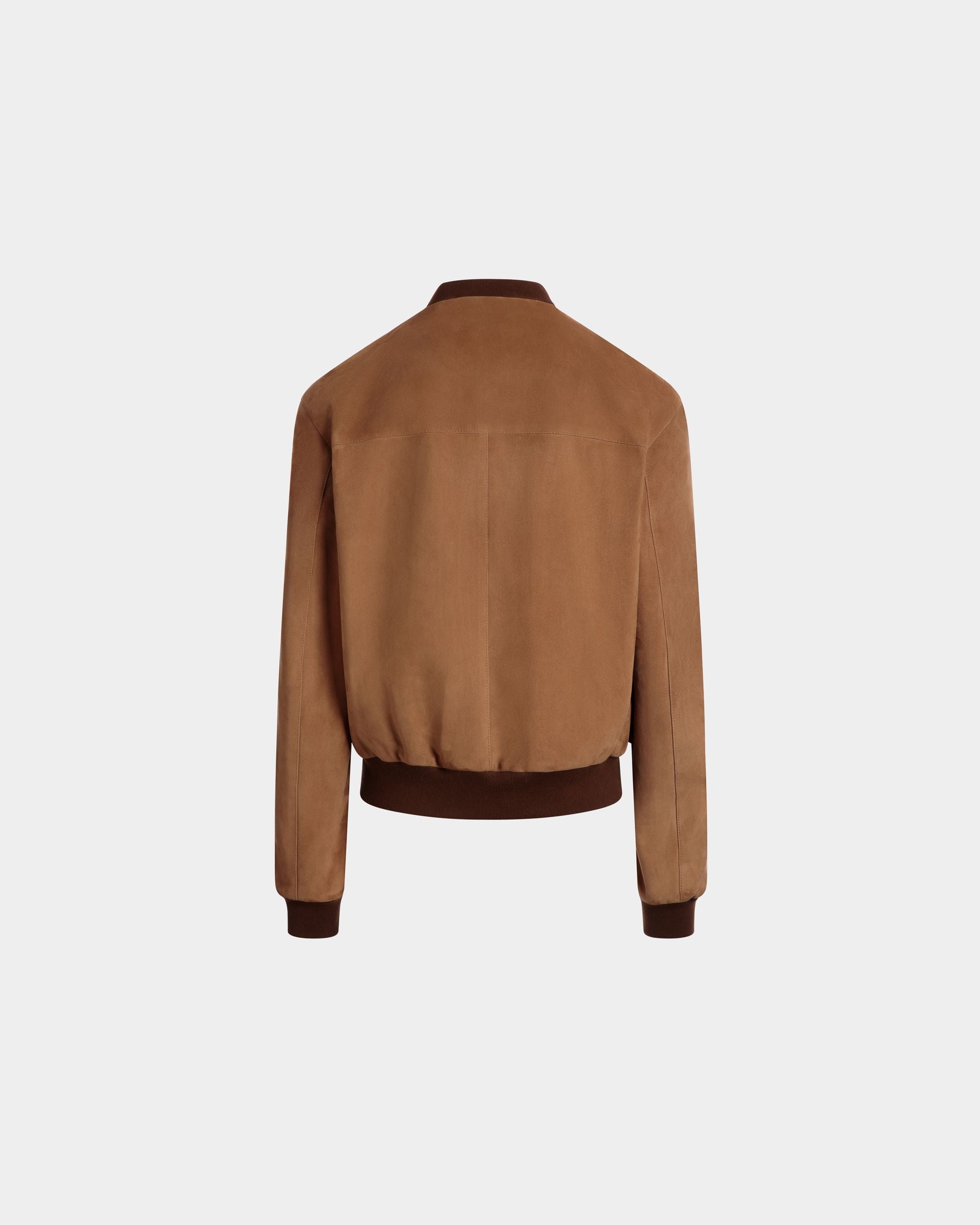 Blouson Bomber En Daim Marron - Homme - Bally - 07