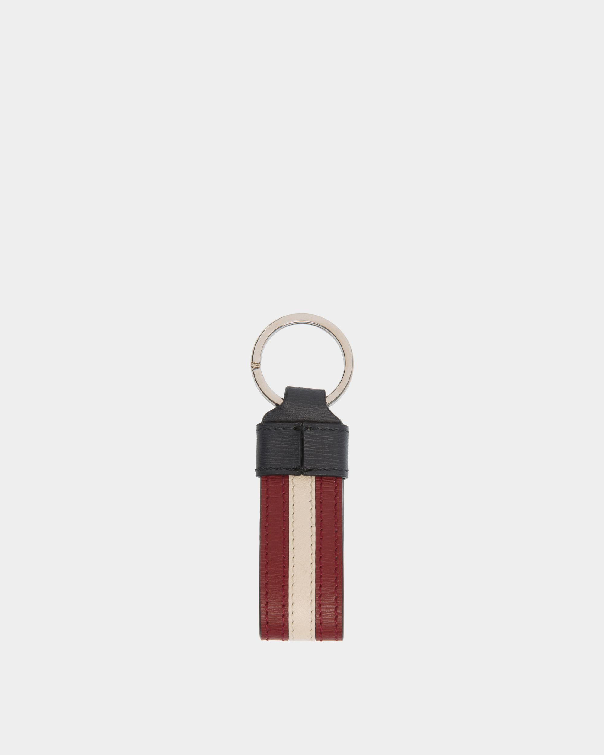 Ribbon Schlüsselanhänger Aus Leder In Navy Blue - Herren - Bally - 02