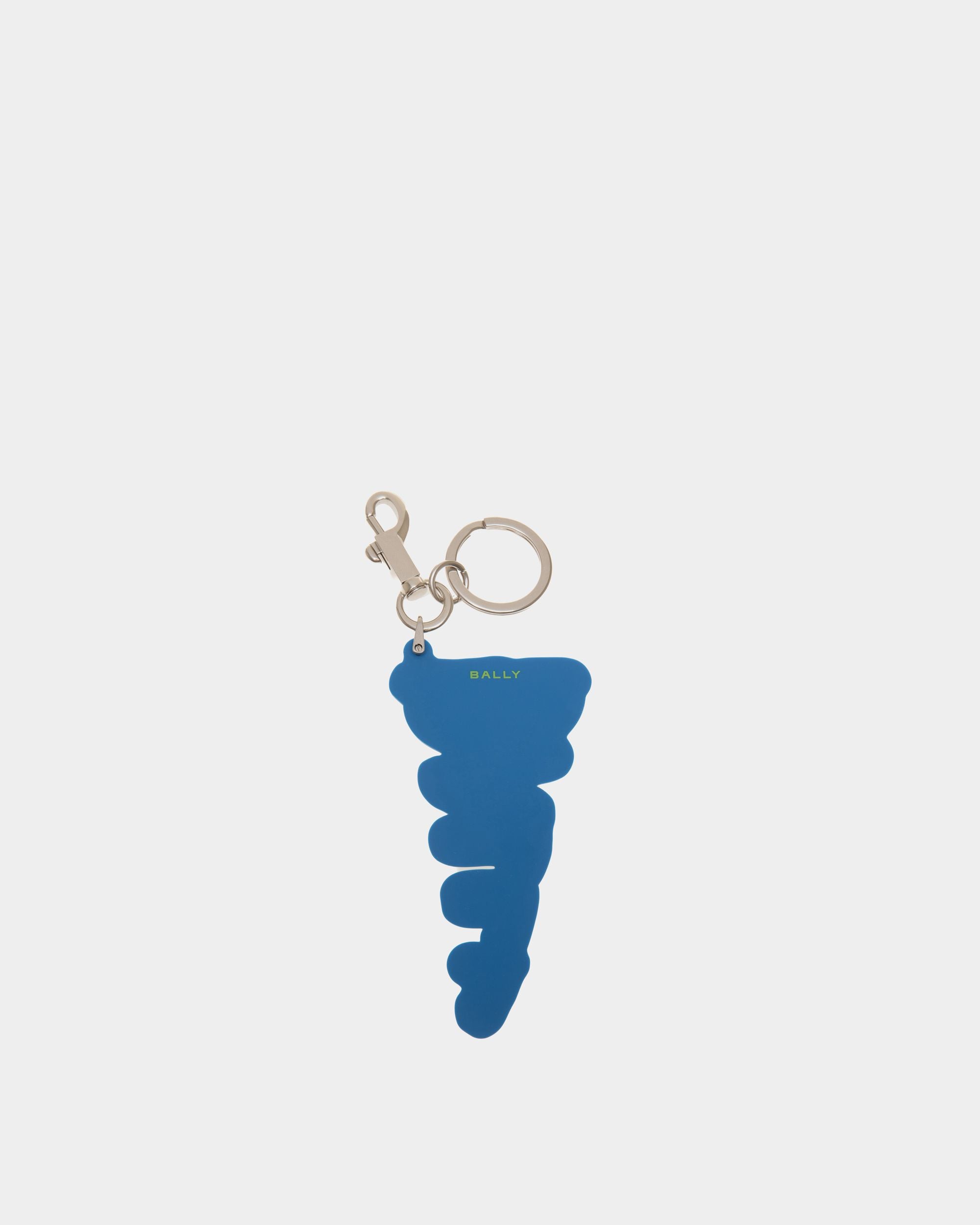 Porte-Clé Pennant En Silicone Et Métal - Homme - Bally - 02