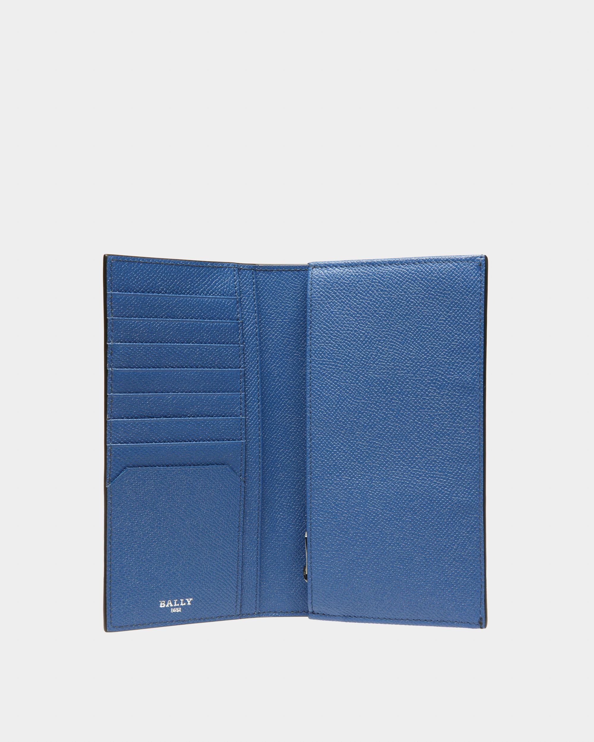 Baliro Klassische Ledergeldbörse In Schwarz Und Blau - Herren - Bally - 03