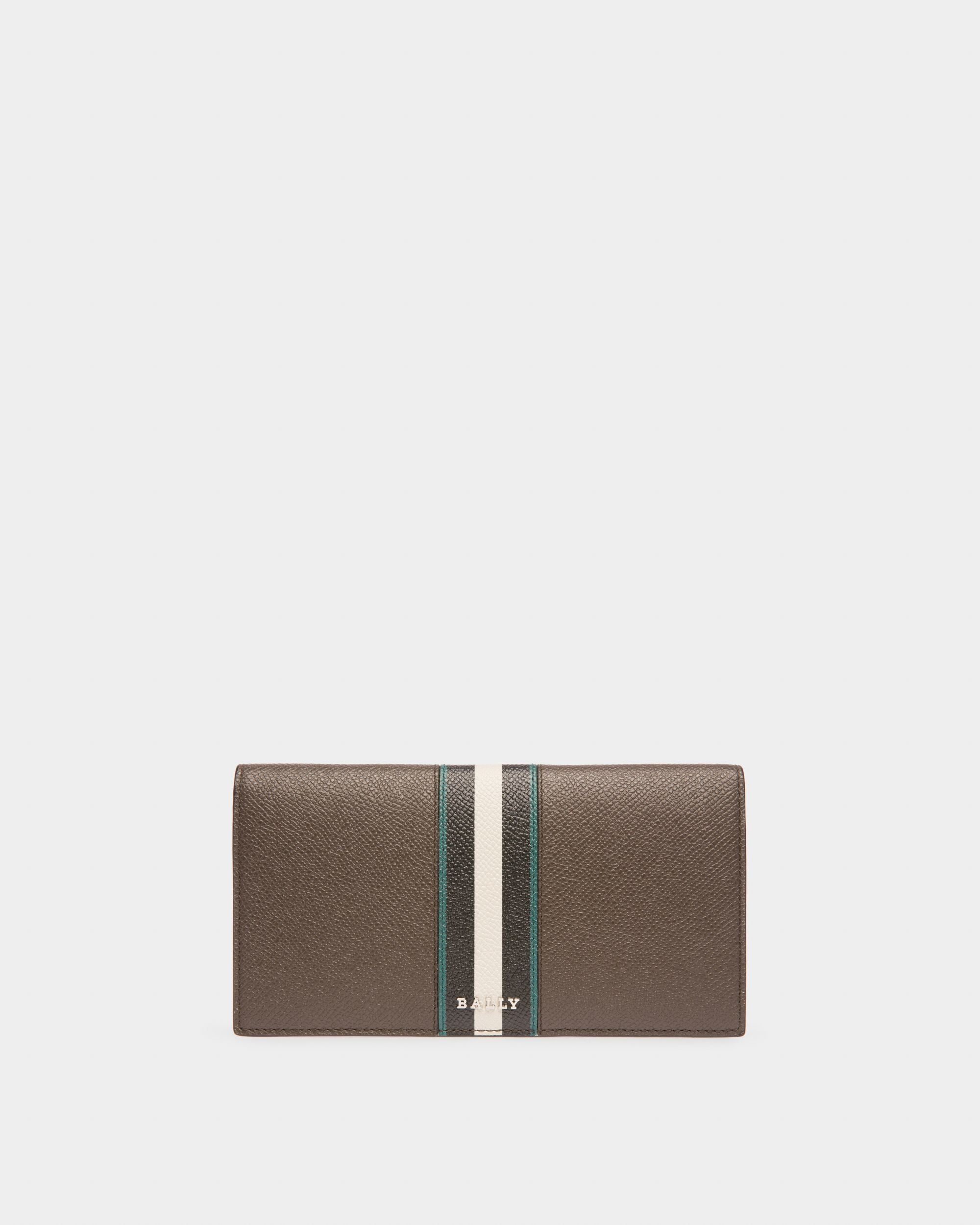 Bennel Portefeuille Continental En Cuir Vert Militaire - Homme - Bally - 01