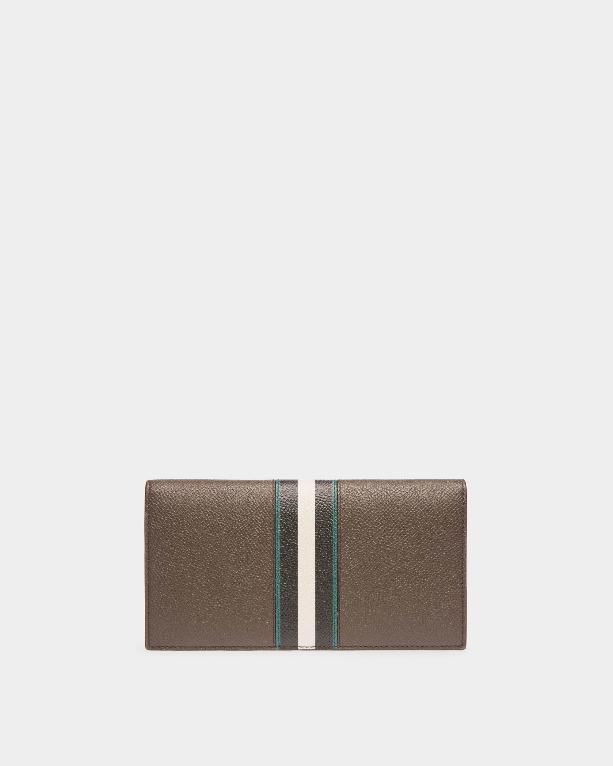 Bennel Portefeuille Continental En Cuir Vert Militaire - Homme - Bally - 02