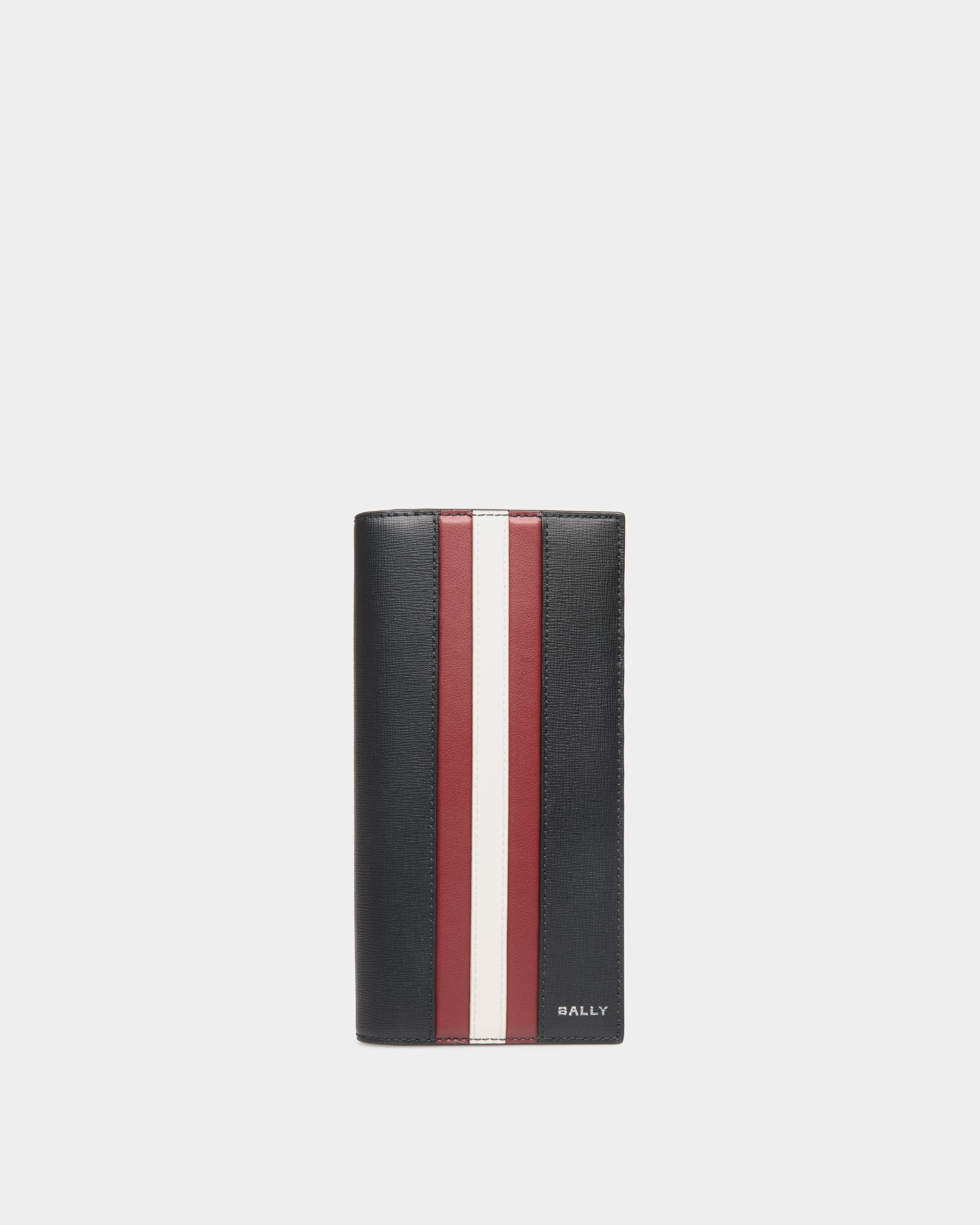 Portefeuille Continental Mythos En Cuir Recyclé Noir - Homme - Bally - 01