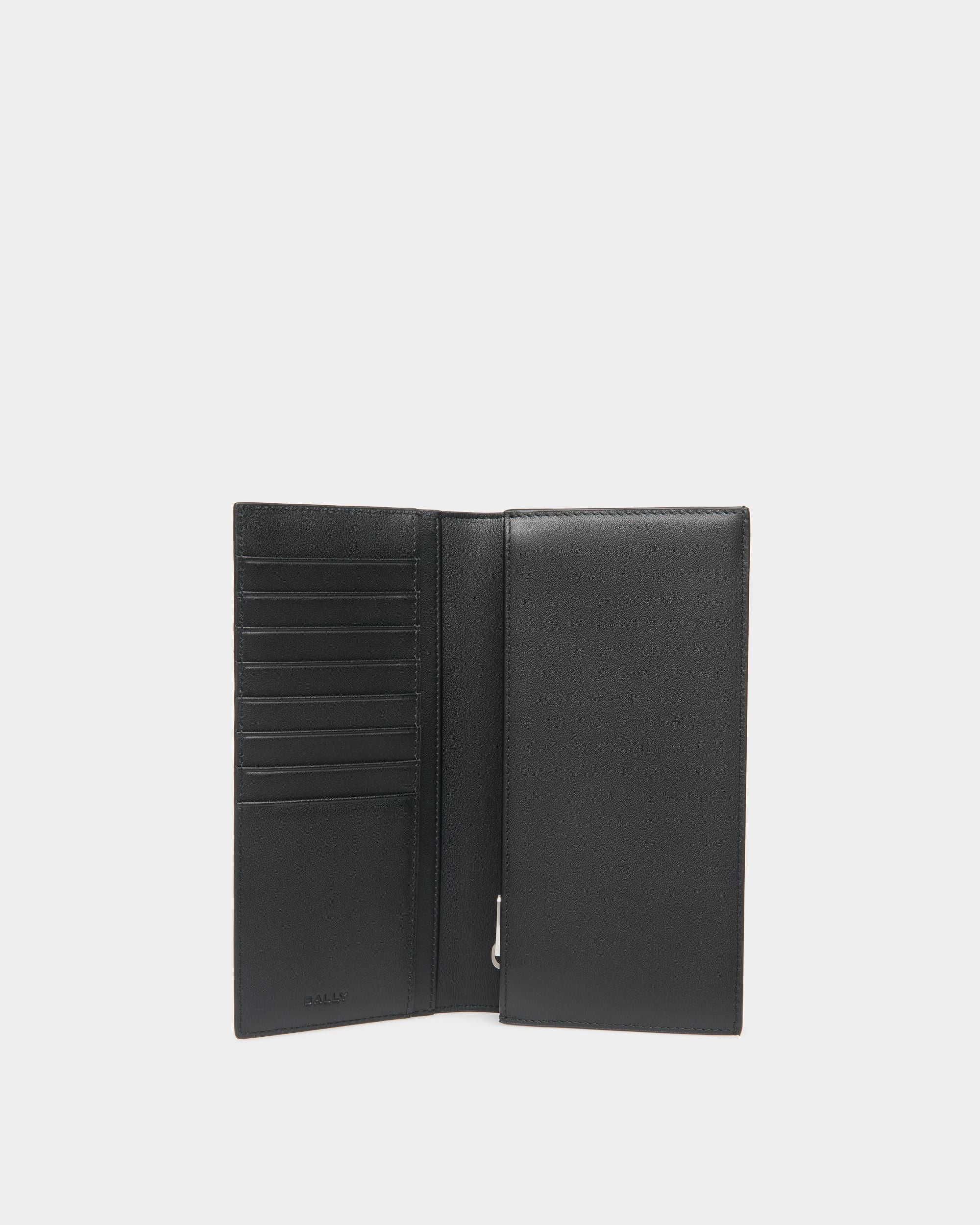 Portefeuille Continental Mythos En Cuir Recyclé Noir - Homme - Bally - 03