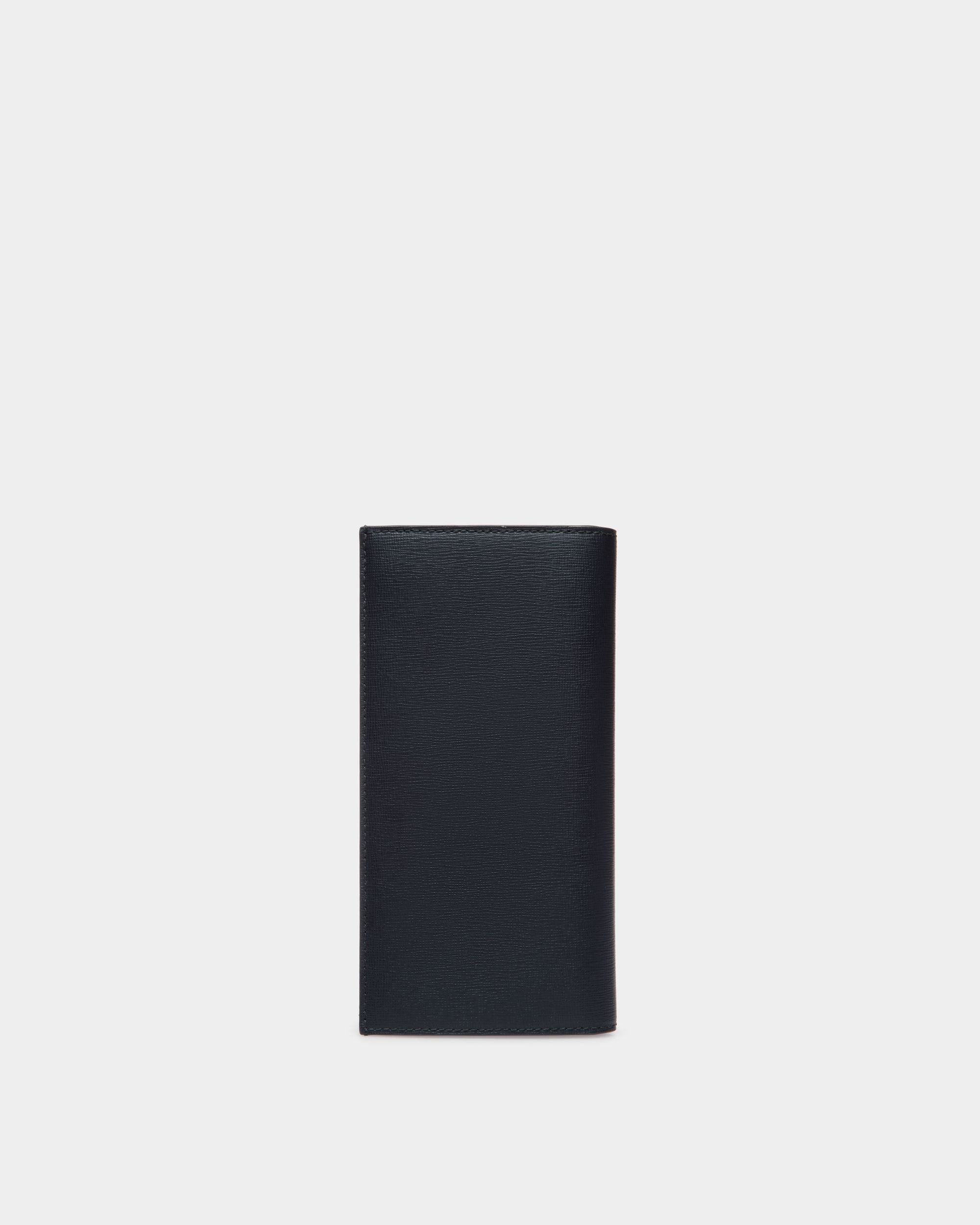 Portefeuille Continental Mythos En Cuir Recyclé Navy Blue - Homme - Bally - 02