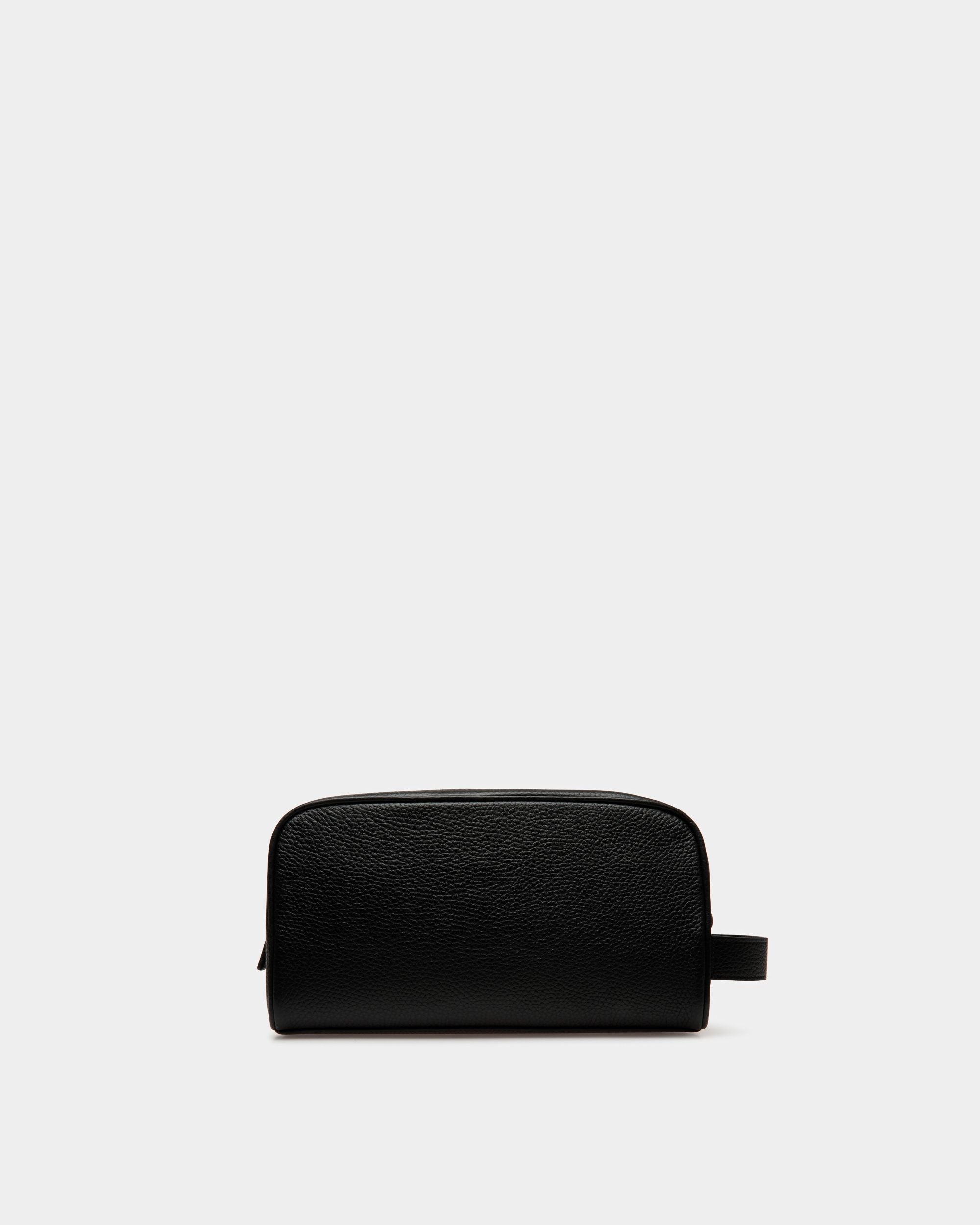 Ribbon Kulturbeutel Aus Leder In Schwarz - Herren - Bally - 02