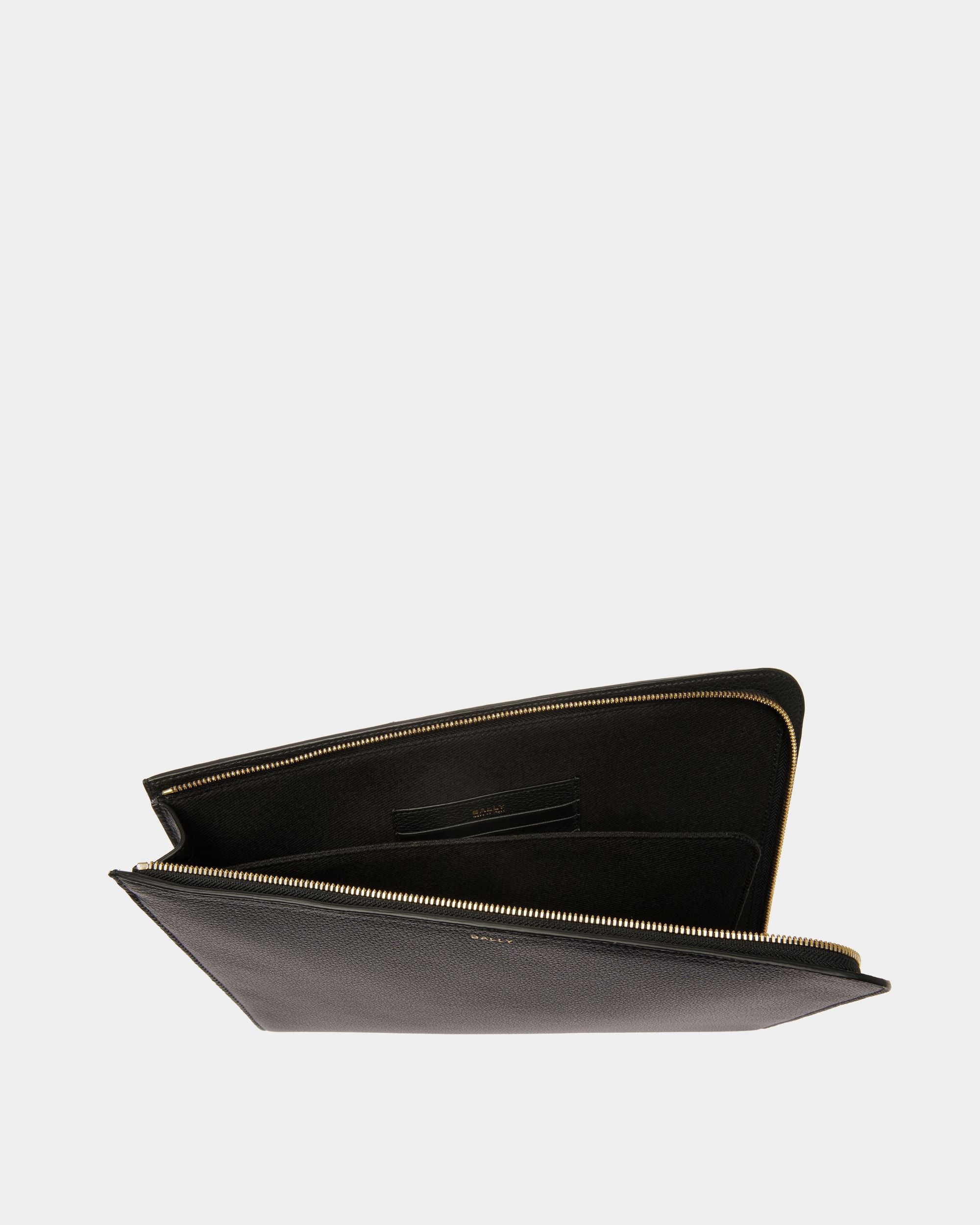 Cartera Tech De Piel Negra - Hombre - Bally - 03