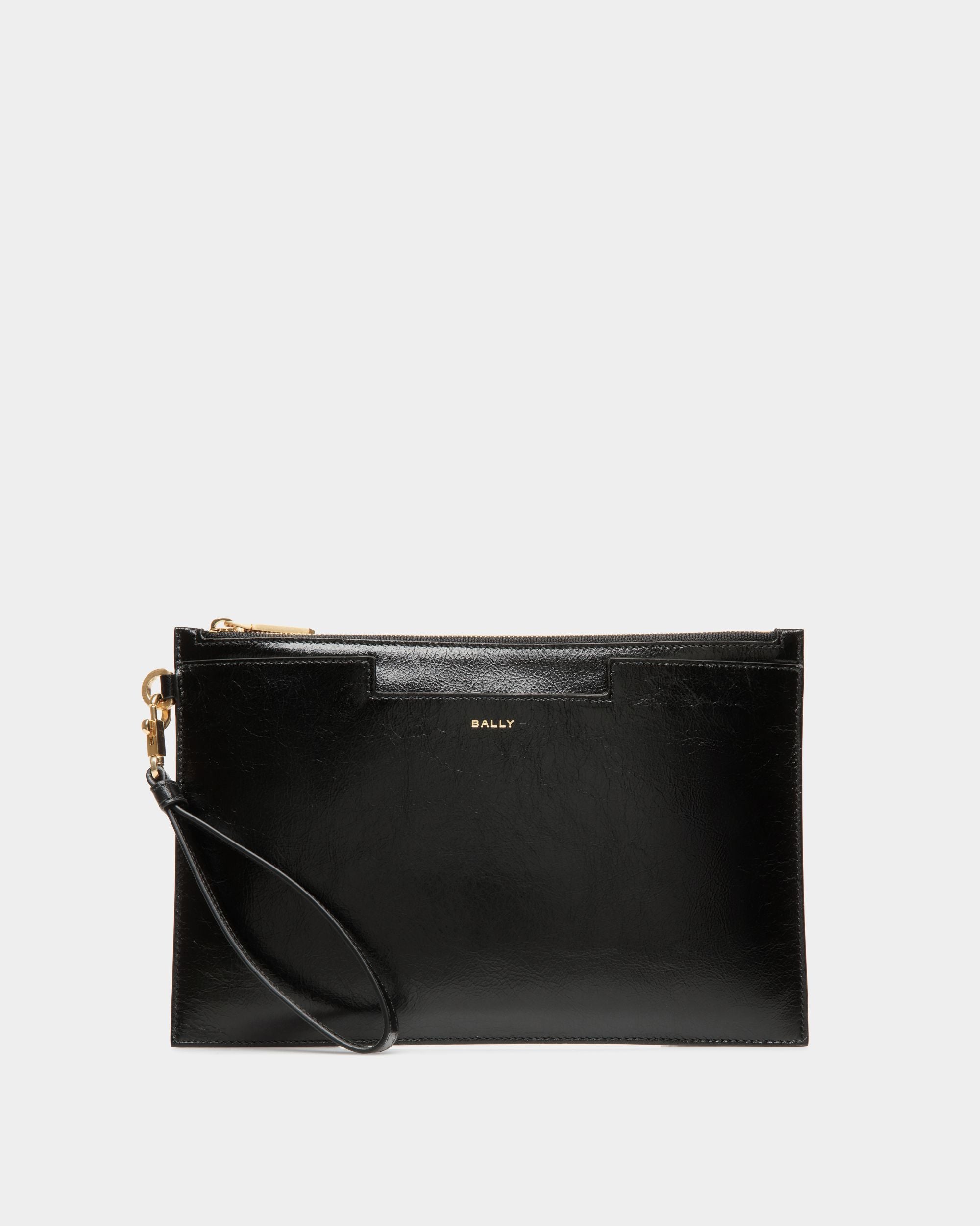 Cartera De Mano Easy Bally De Piel Negra - Hombre - Bally - 01