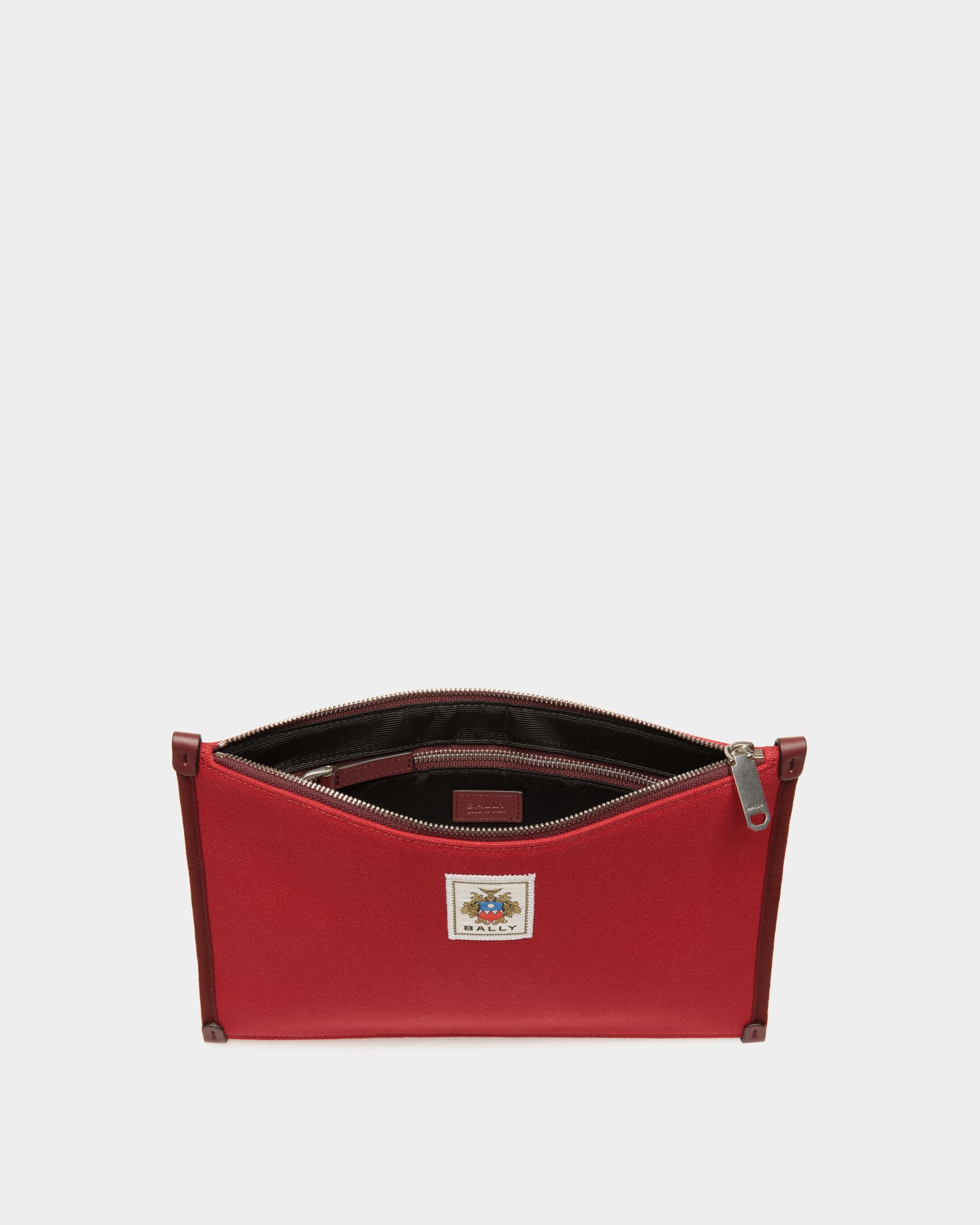 Pochette Easy Bally En Toile De Coton Candy Red - Homme - Bally - 03