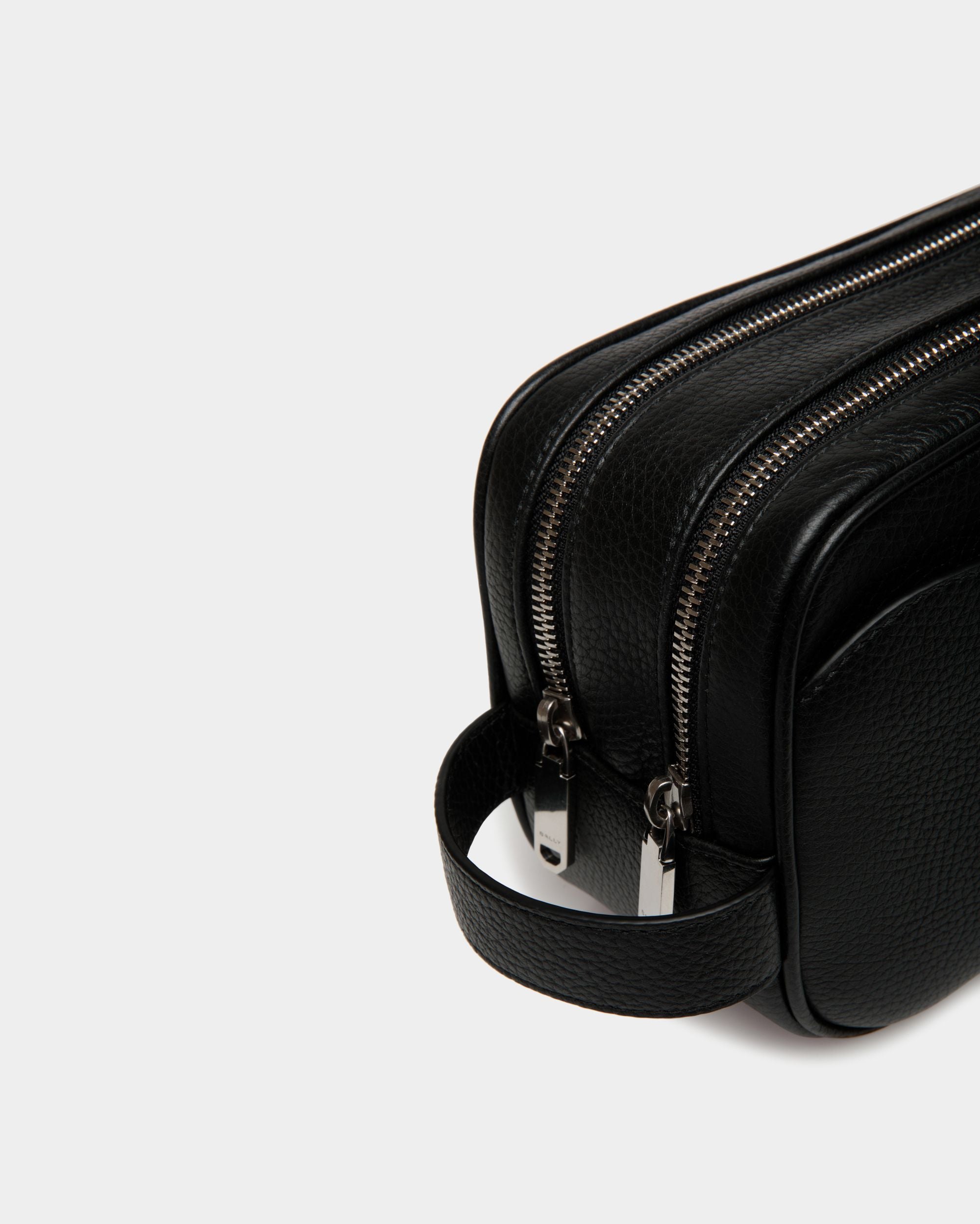 Trousse De Toilette Oeden En Cuir Noir - Homme - Bally - 05