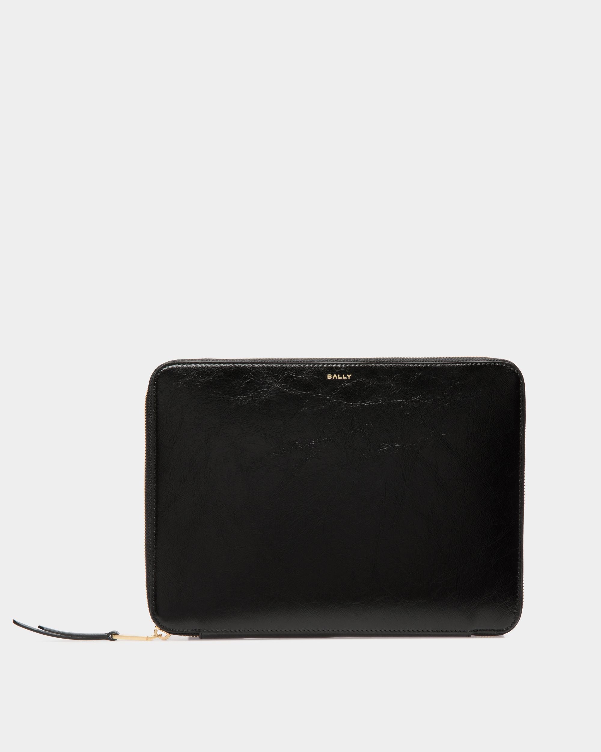 Étui Porte-Tablette Easy Bally En Cuir Noir - Homme - Bally - 01