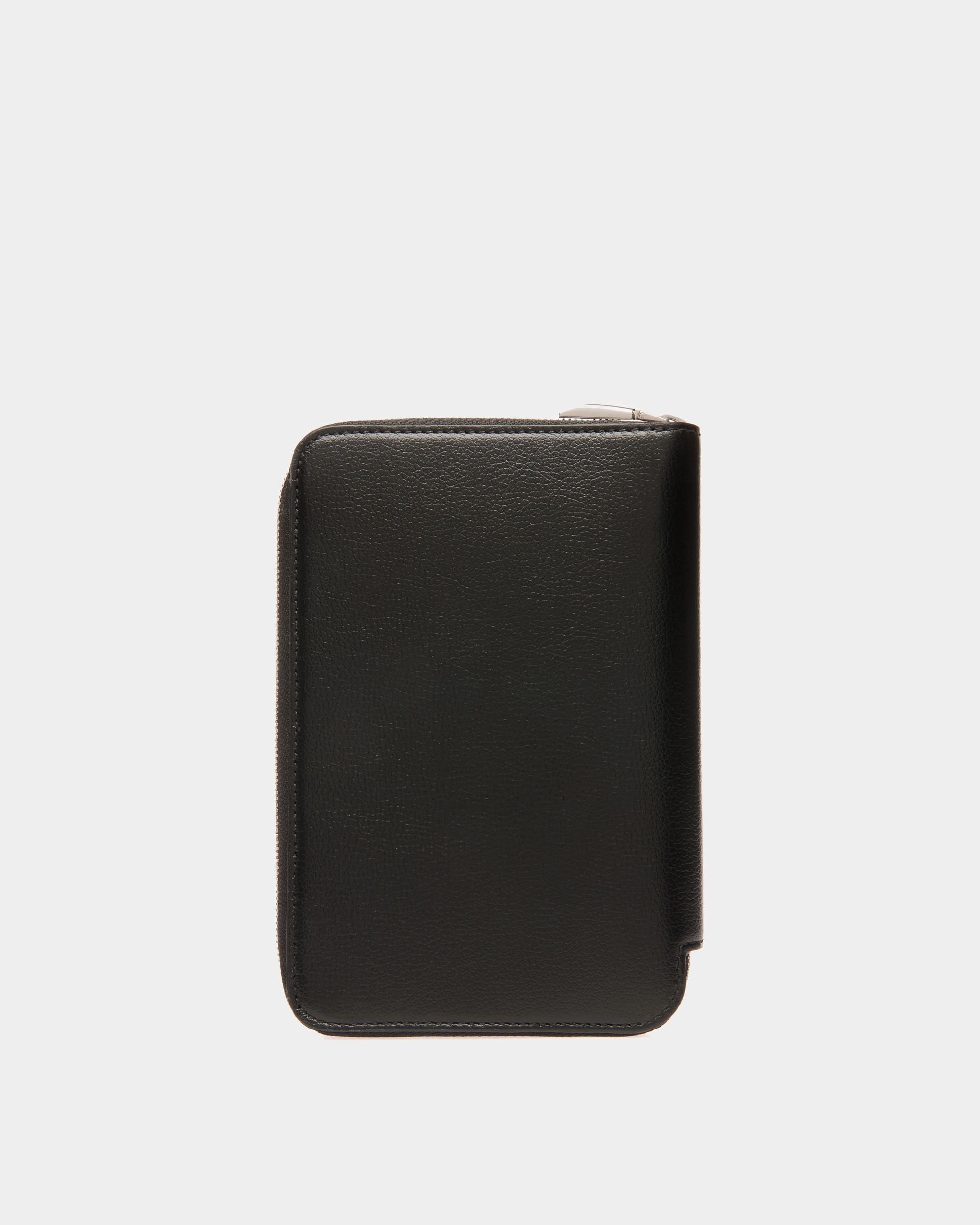 Banque Travel Wallet In Black Leather - Men's - Bally - 02