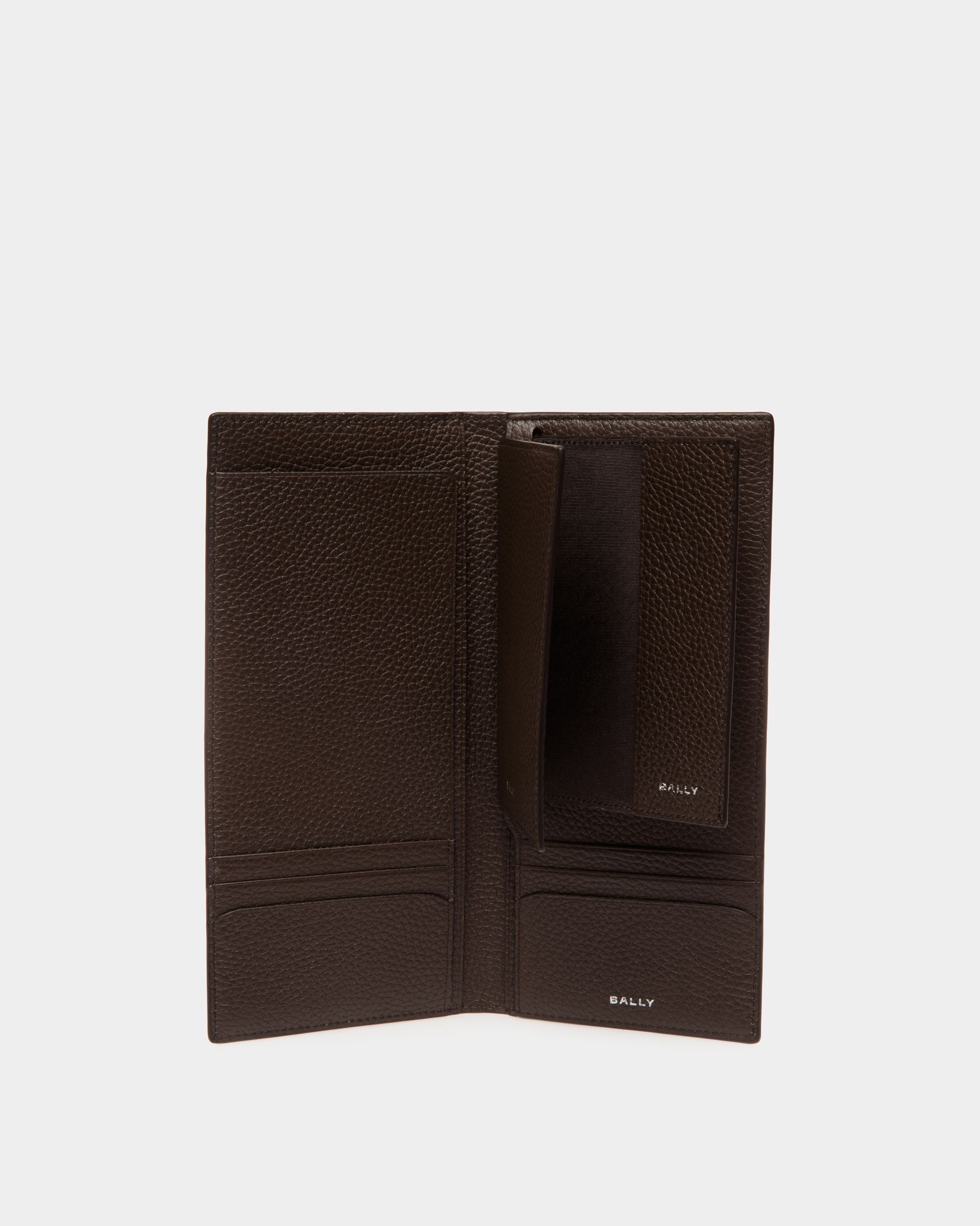 Oeden Continental Wallet in Ebano Leather - Homme - Bally - 03