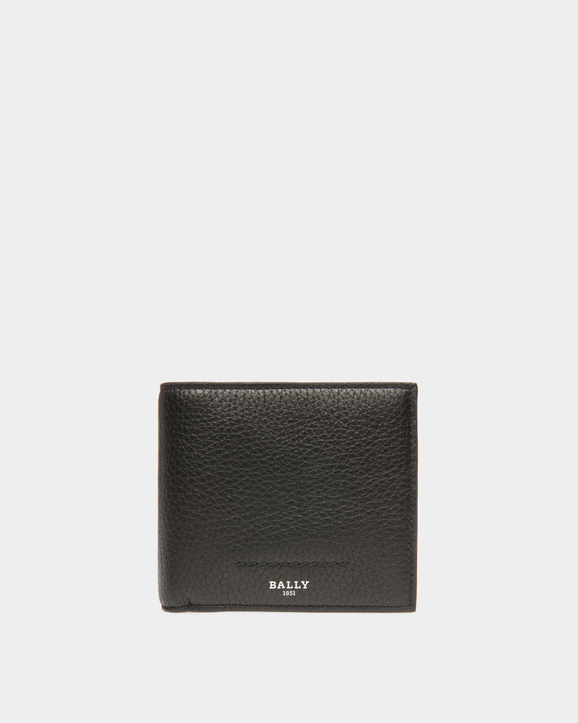 Scrasai Portefeuille En Cuir Noir - Homme - Bally - 01