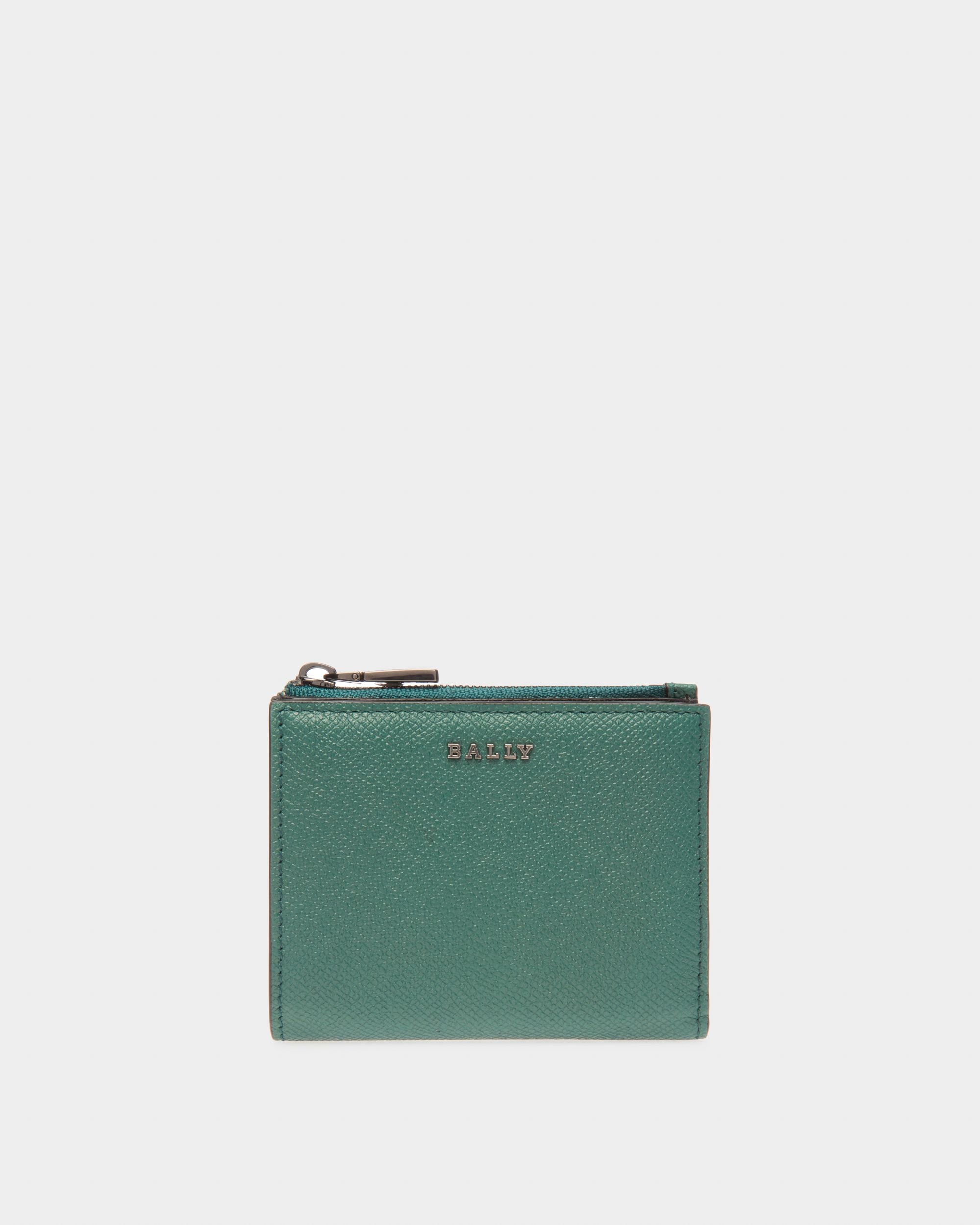 Bunner Portefeuille En Cuir Vert - Homme - Bally - 01