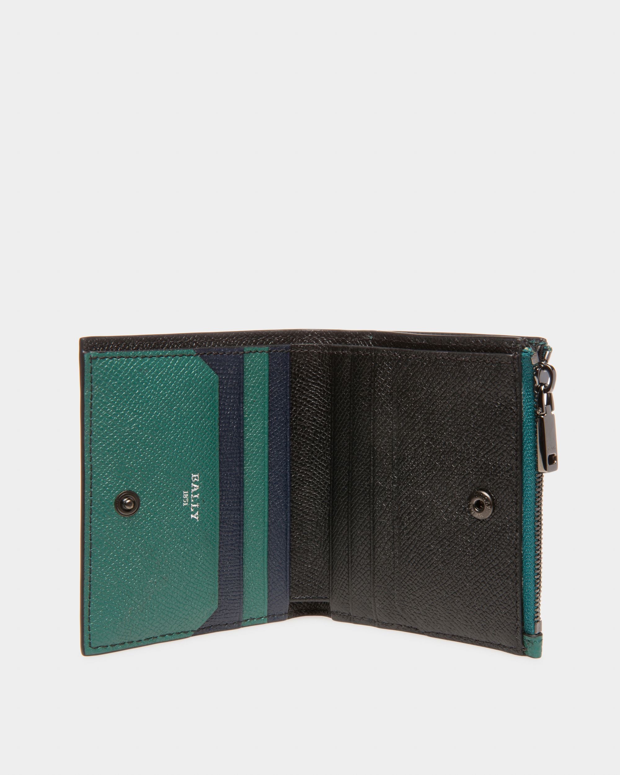 Bunner Portefeuille En Cuir Vert - Homme - Bally - 03