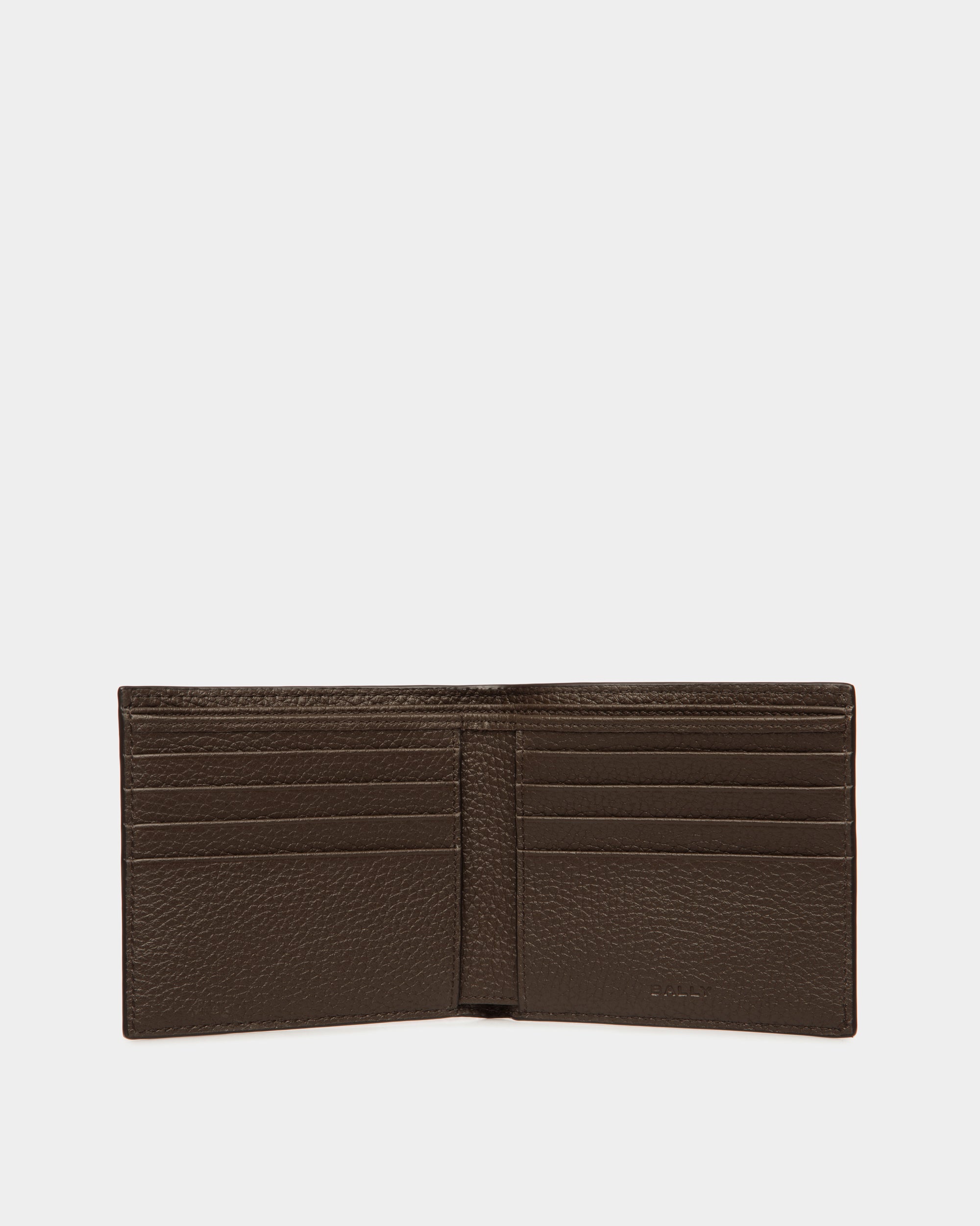 Portefeuille À Deux Volets Ribbon En Cuir Ebano - Homme - Bally - 03