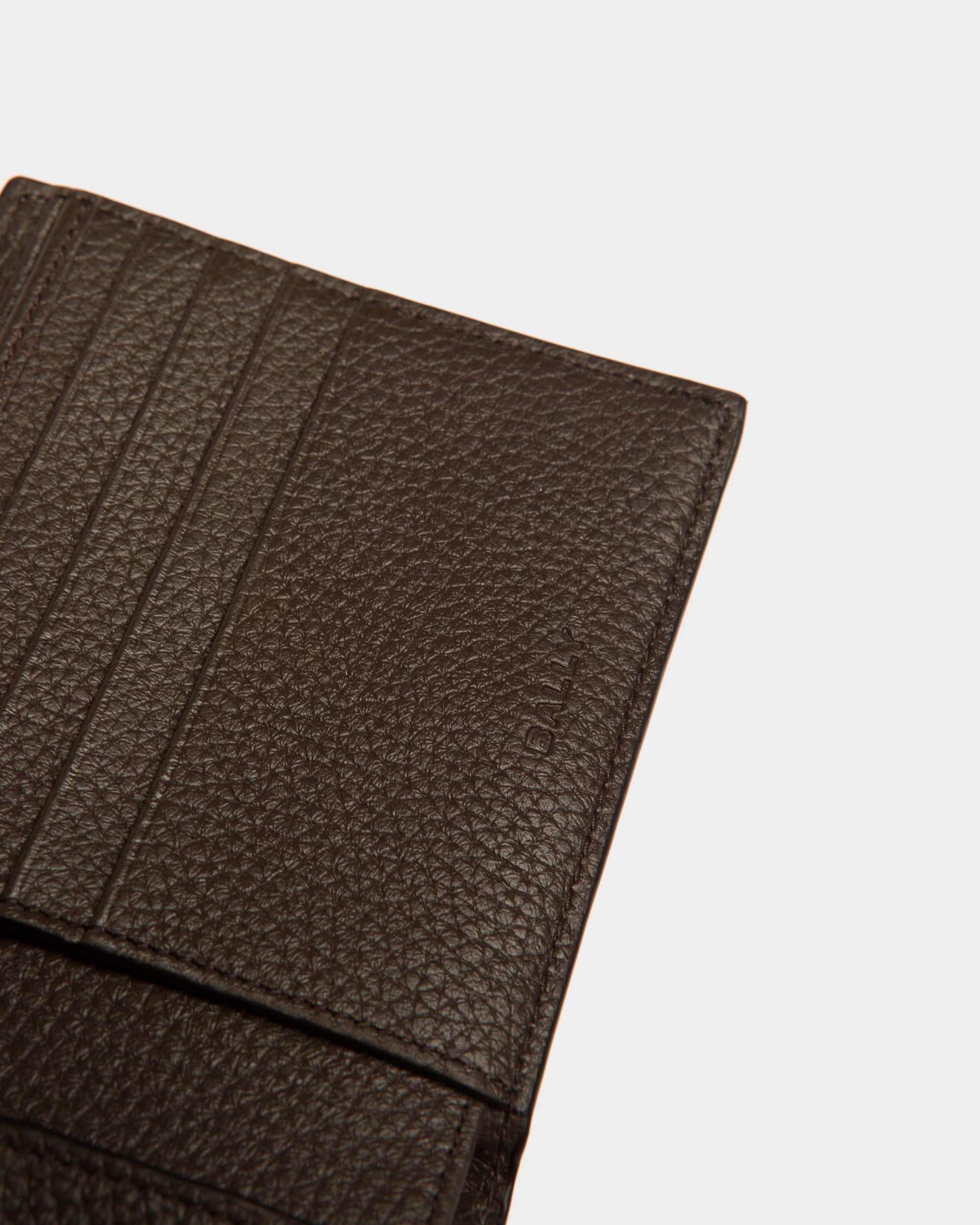 Portefeuille À Deux Volets Ribbon En Cuir Ebano - Homme - Bally - 05