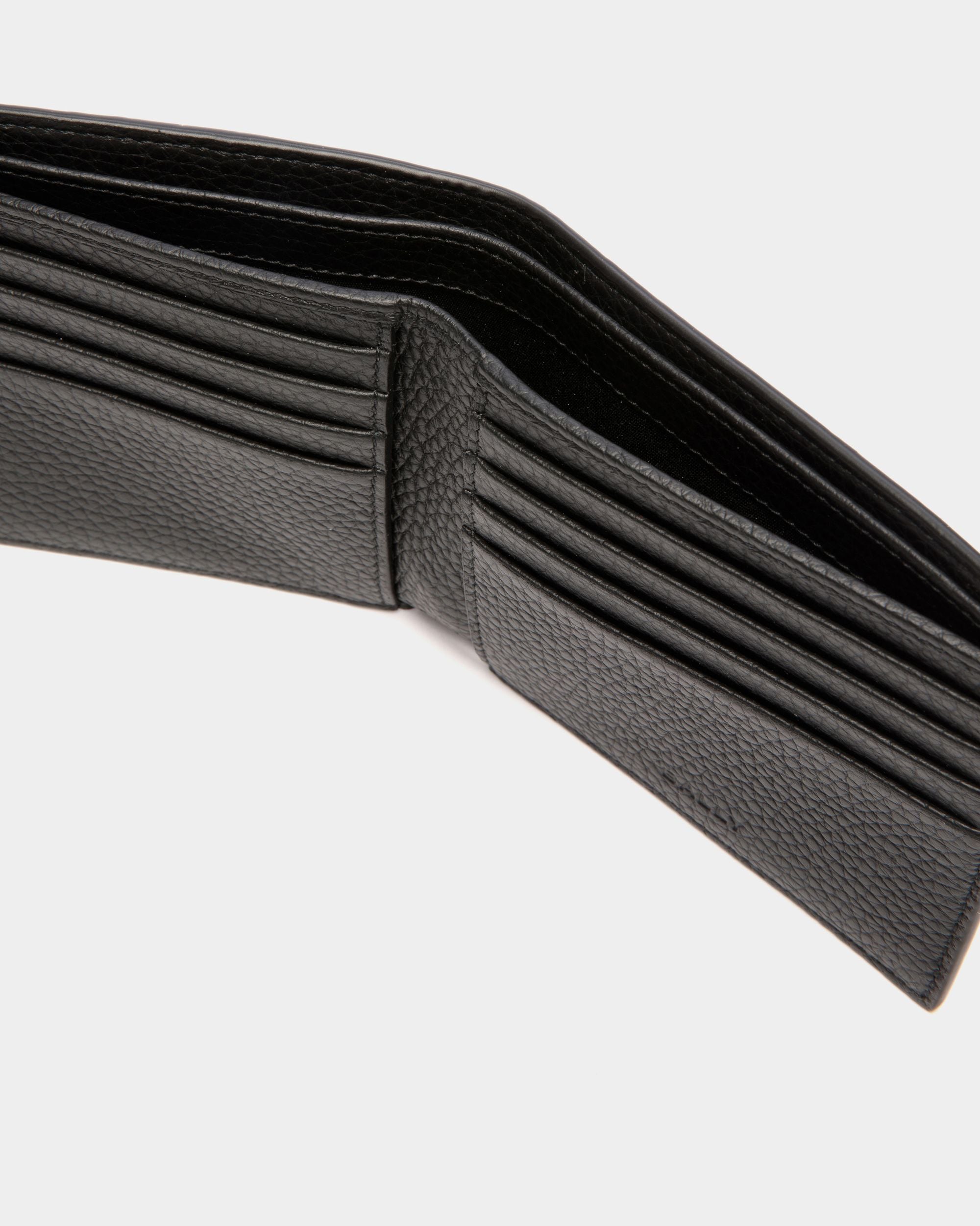 Portefeuille À Un Volet Ribbon En Cuir Grainé Noir - Homme - Bally - 04