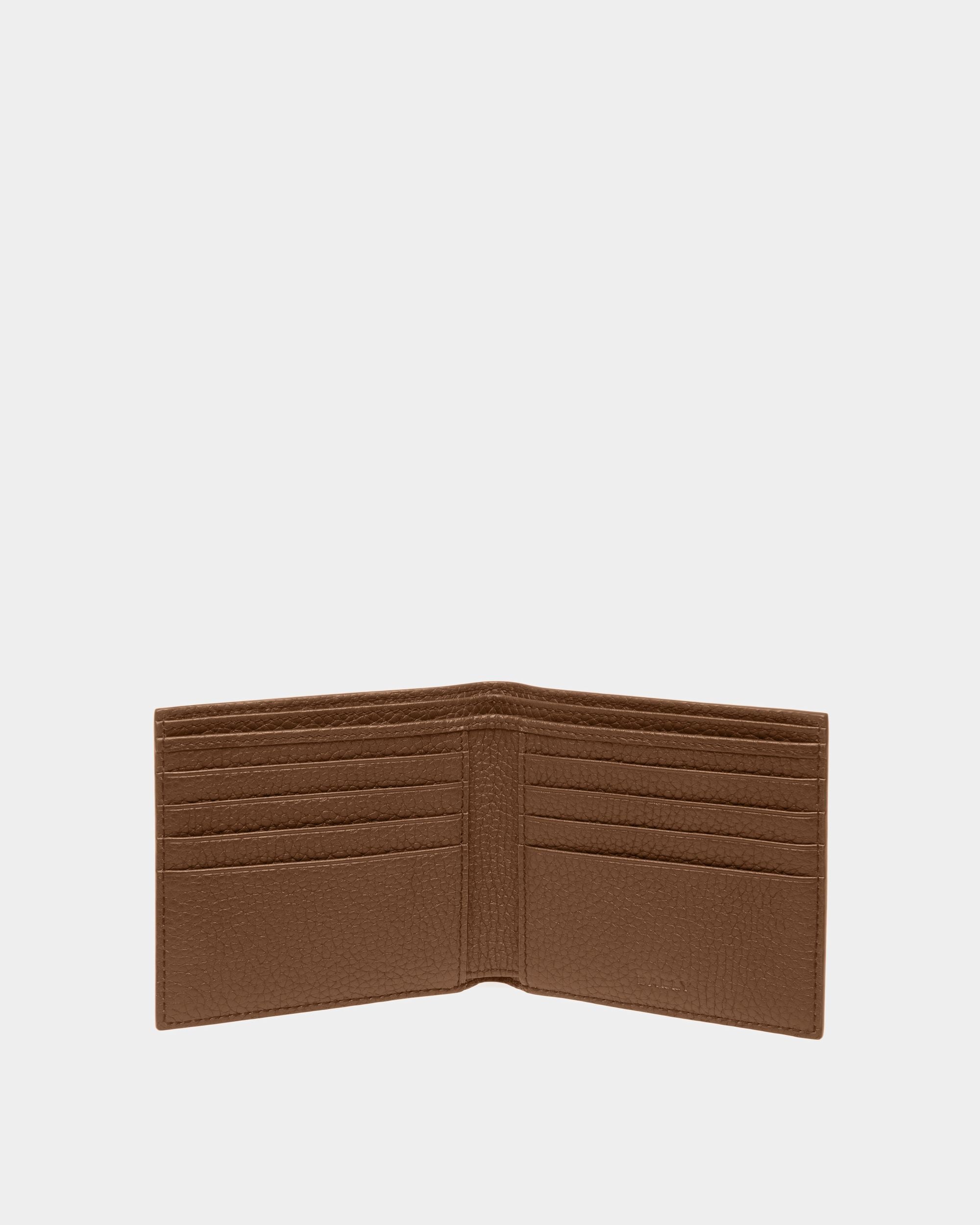 Ribbon Wallet In Brown Leather - Men's - Bally - 03