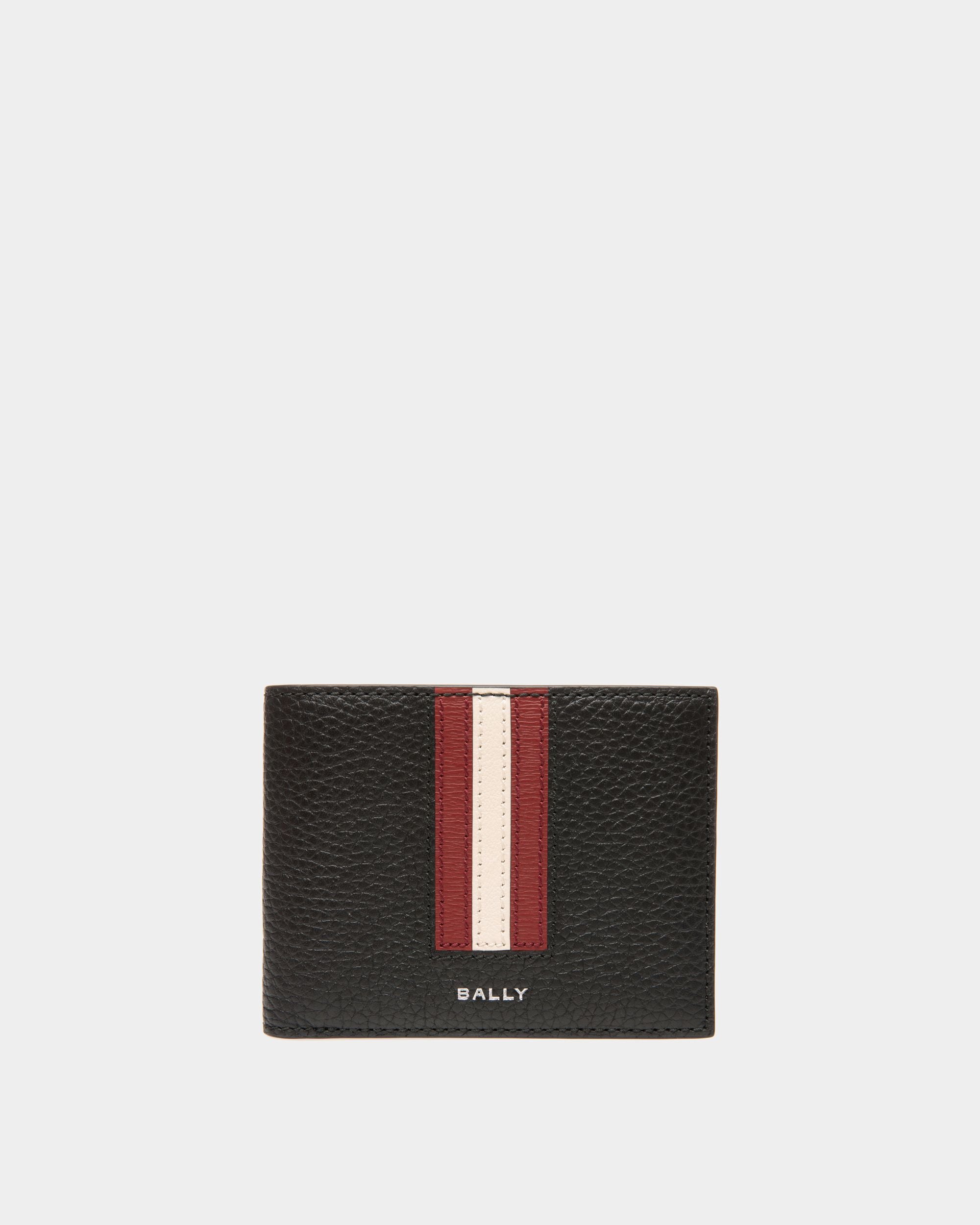 Portefeuille À Un Volet Ribbon En Cuir Noir - Homme - Bally - 01