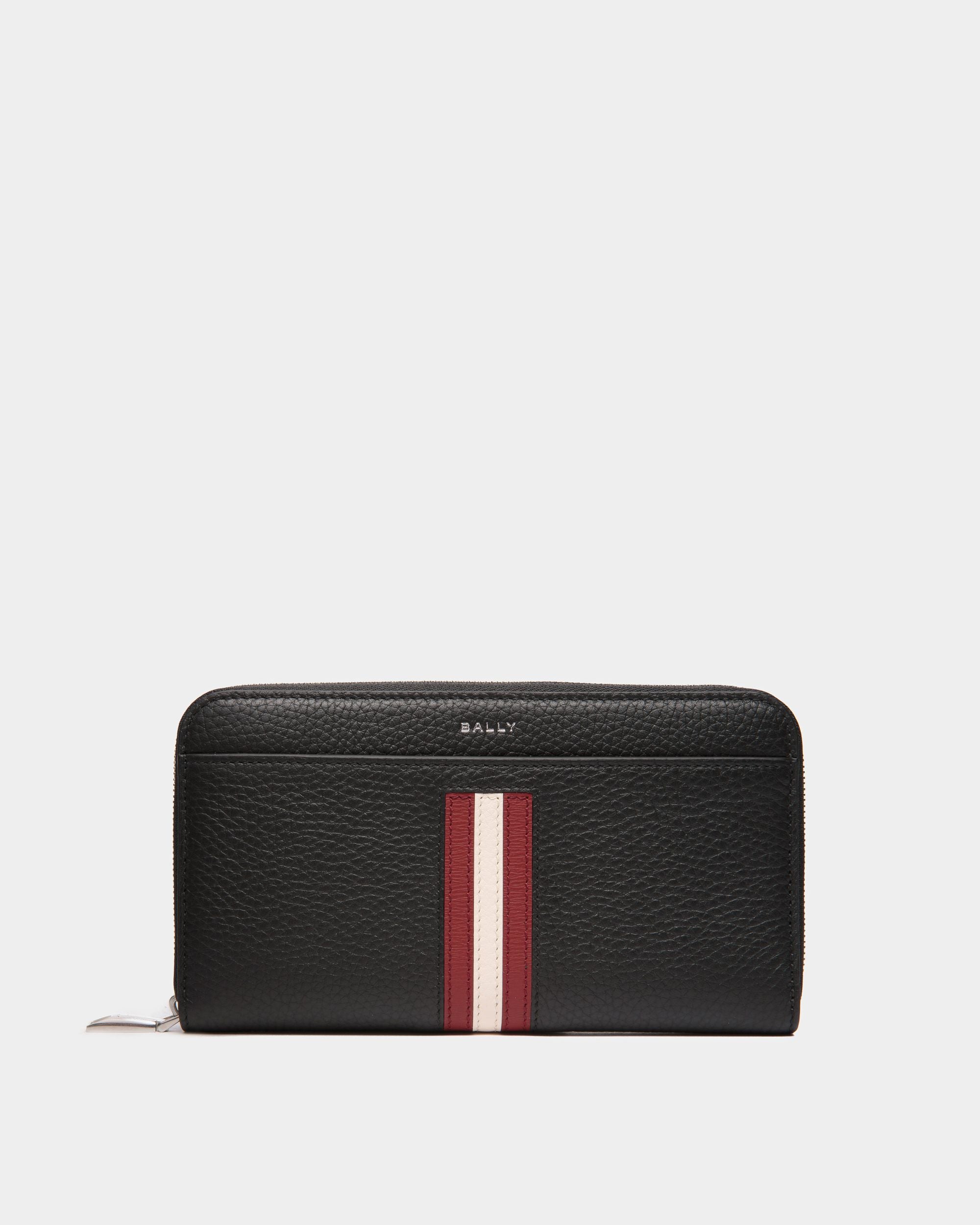 Portefeuille À Contour Zippé Ribbon En Cuir - Homme - Bally - 01