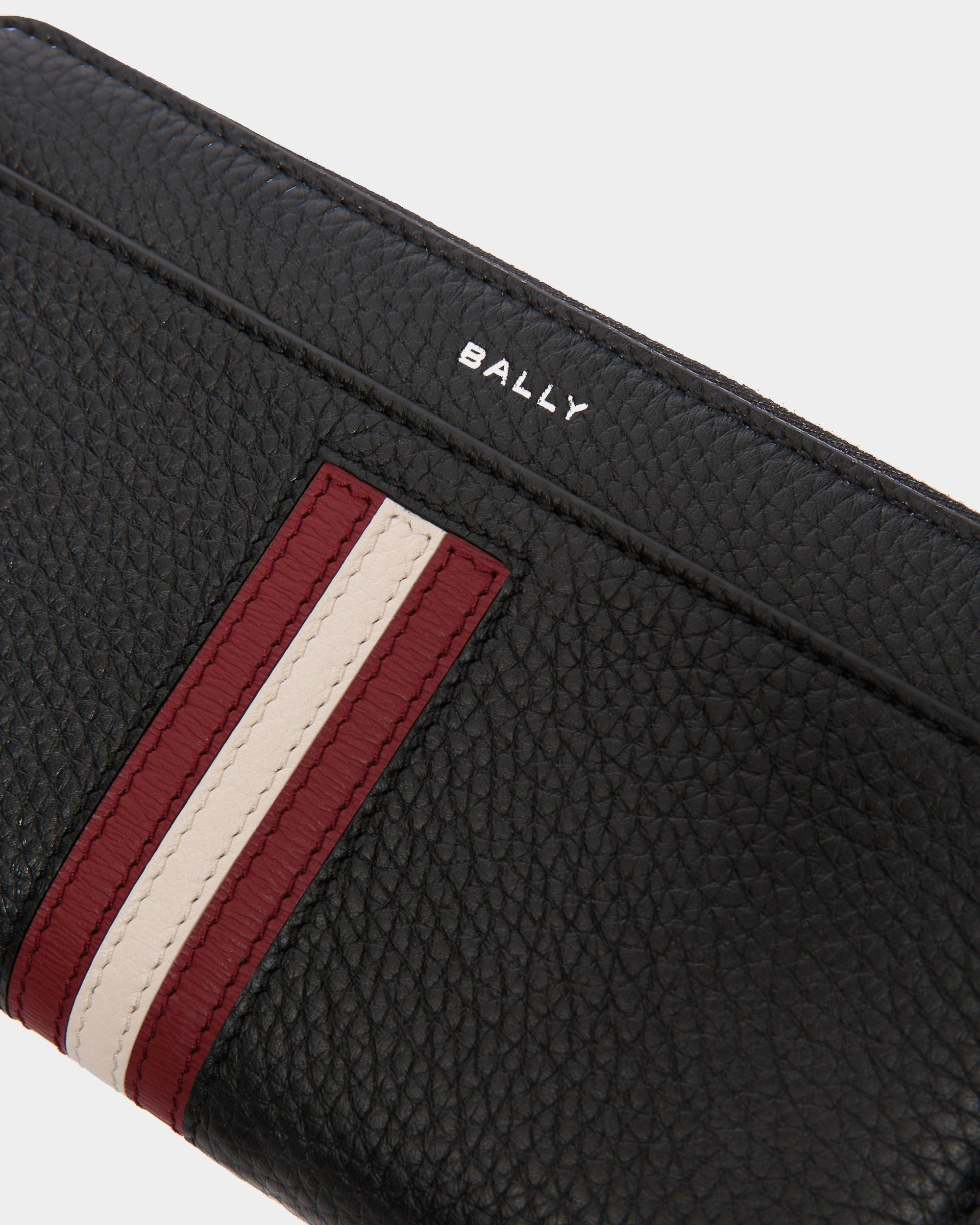 Portefeuille À Contour Zippé Ribbon En Cuir - Homme - Bally - 04